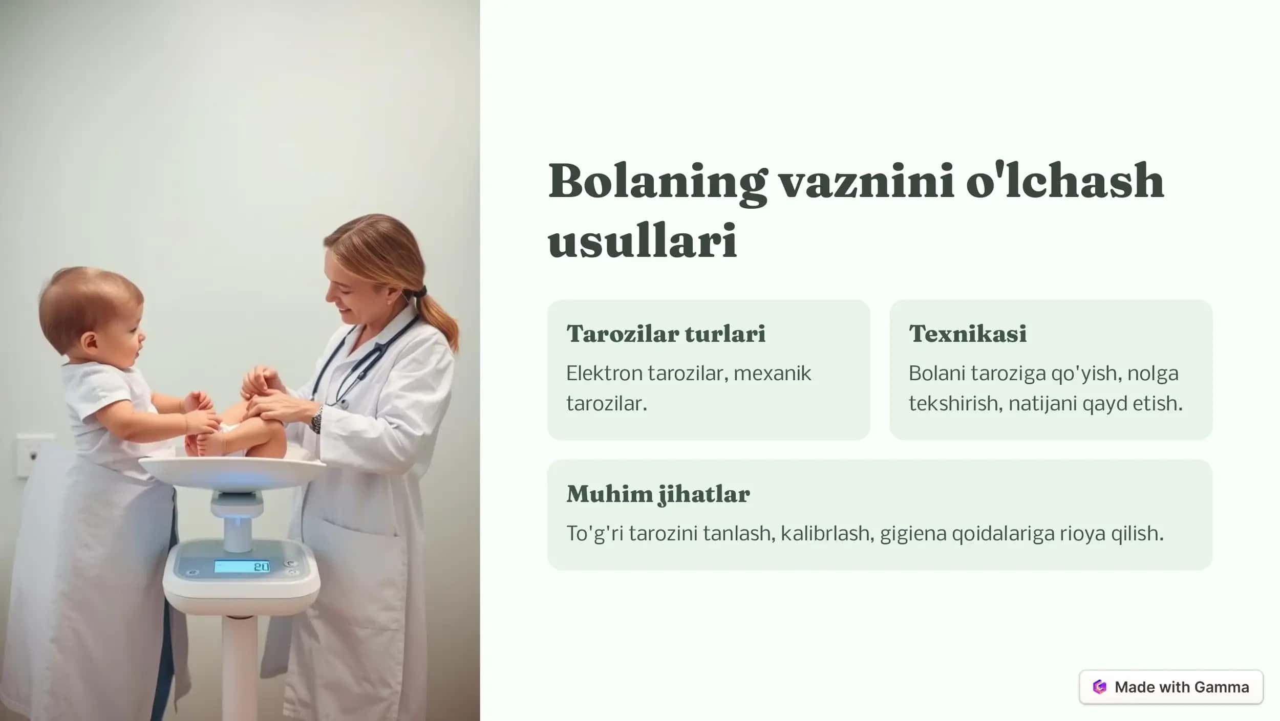Antropometriya va bolalarda o'lchovlar 3
