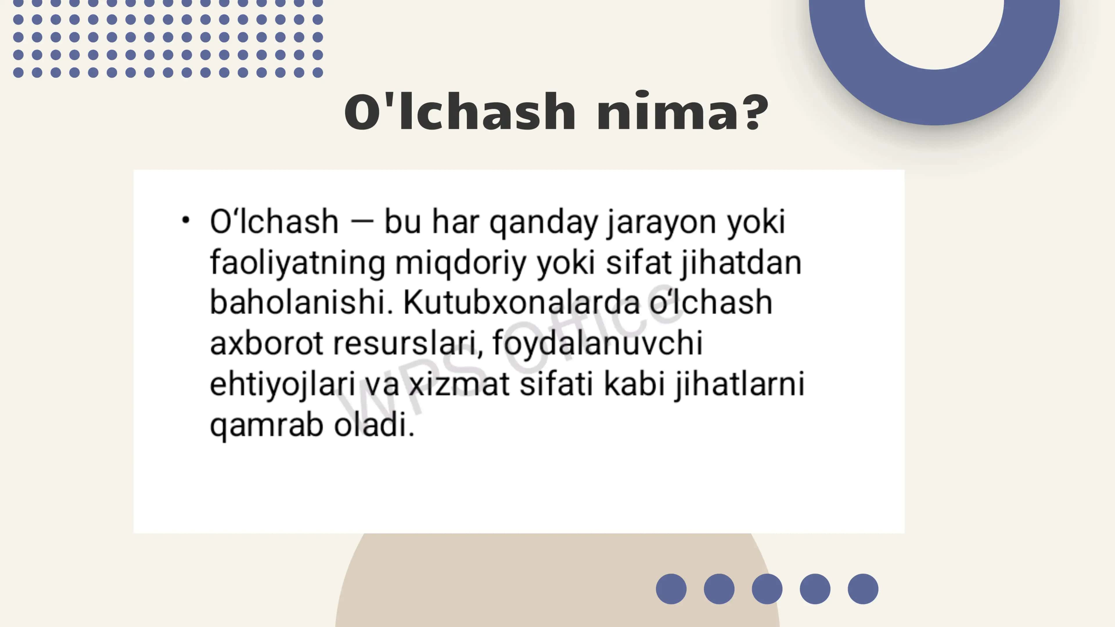 O'LCHASHLARNING kutubxona axborot faoliyatidagi axamiyati 3