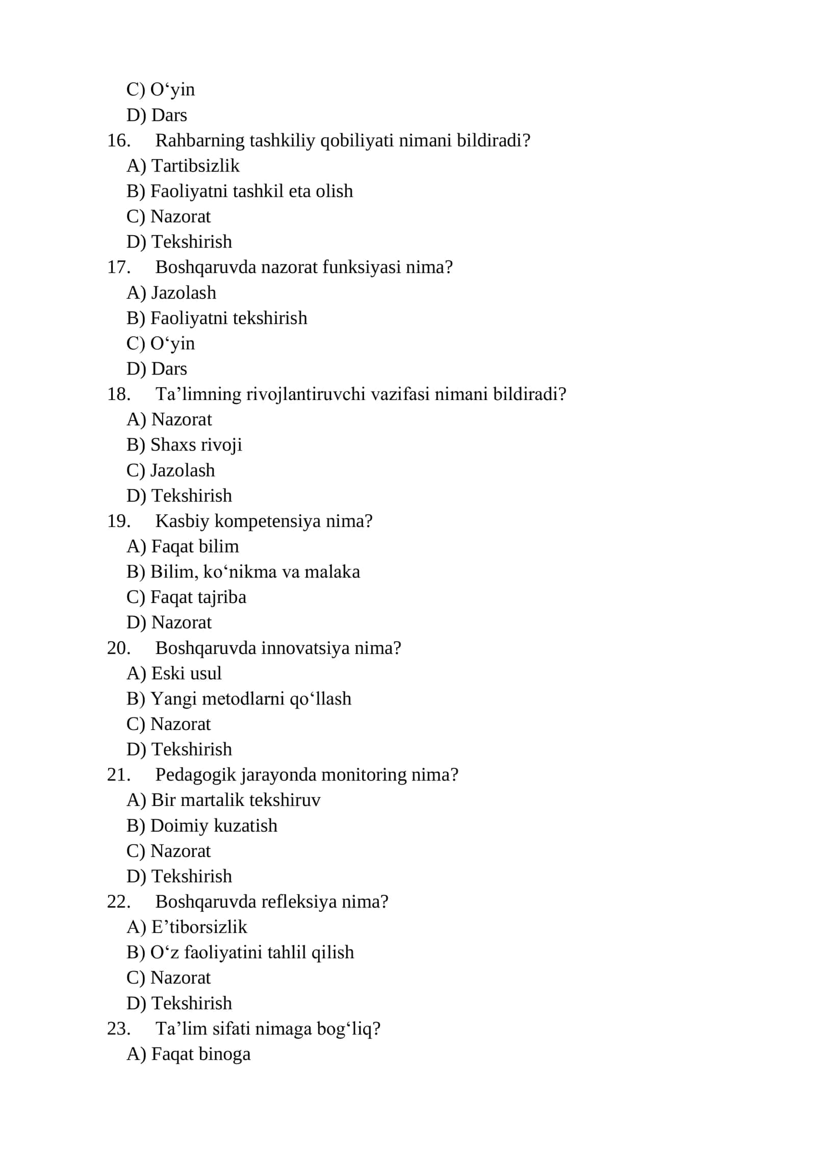BOSHQARUV KASBIY MAHORAT SIFATIDA 3
