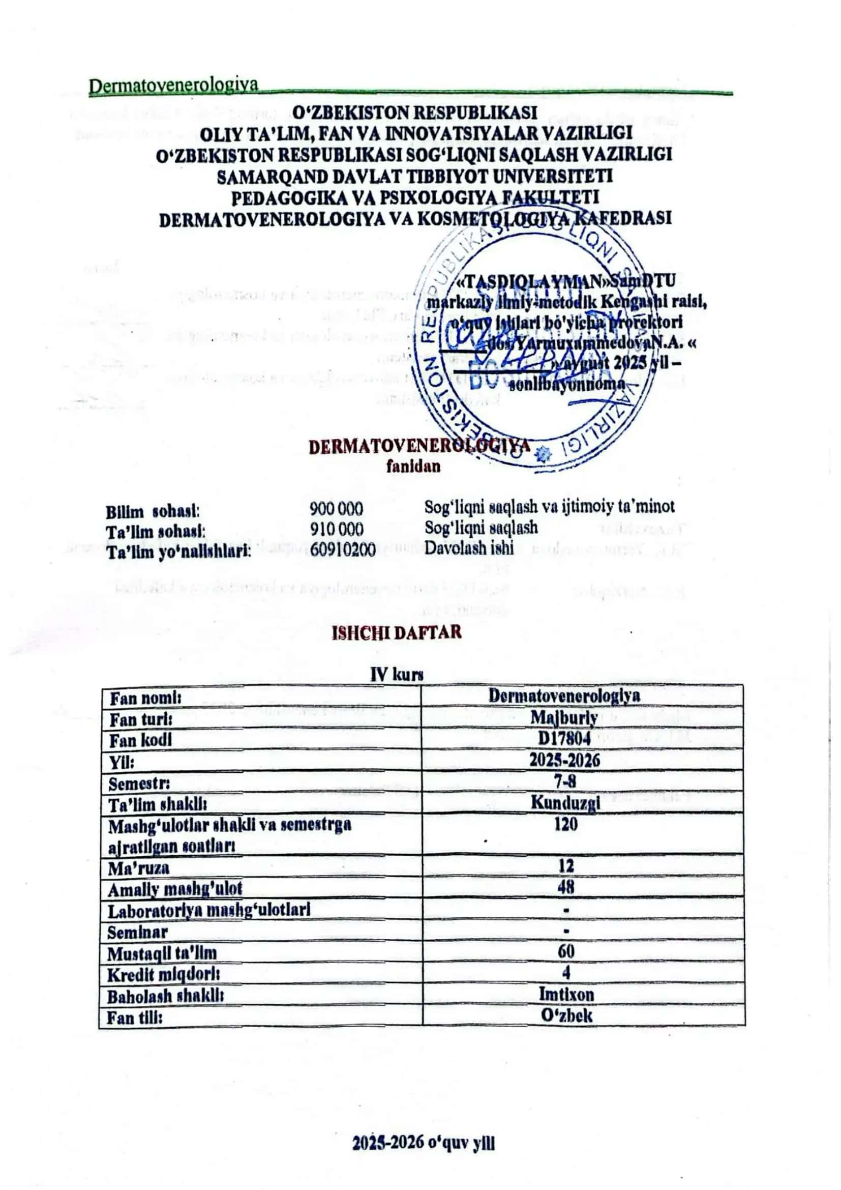 DERMATOVENEROLOGIYA 3