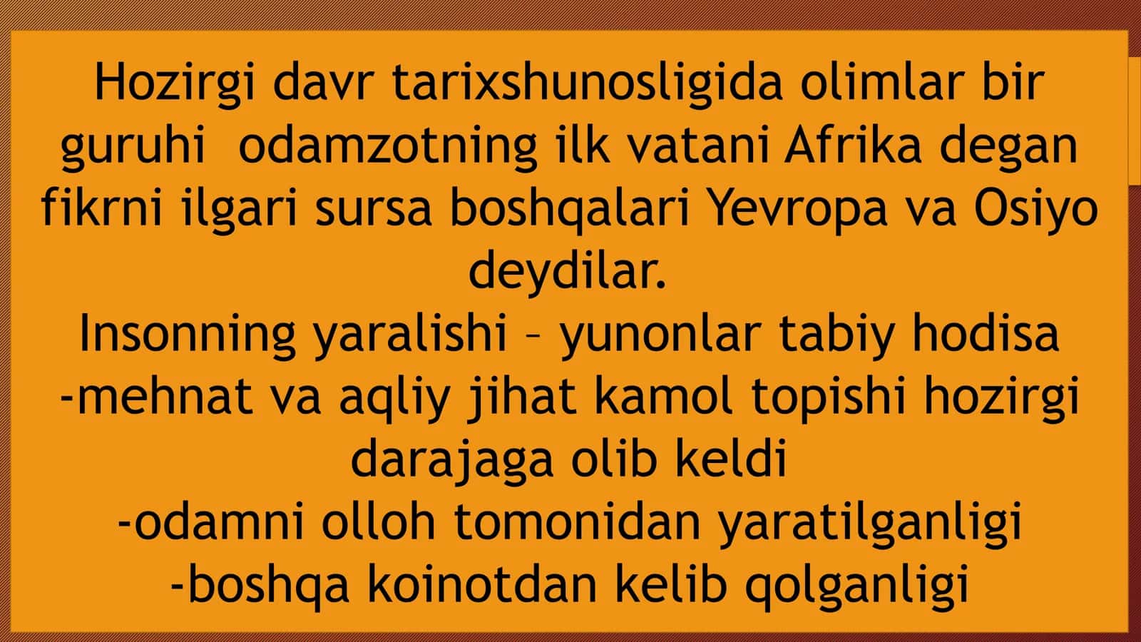 O‘zbekistonning ibtidoiy to‘da davri tarixi va urug‘chilik jamoasi 3
