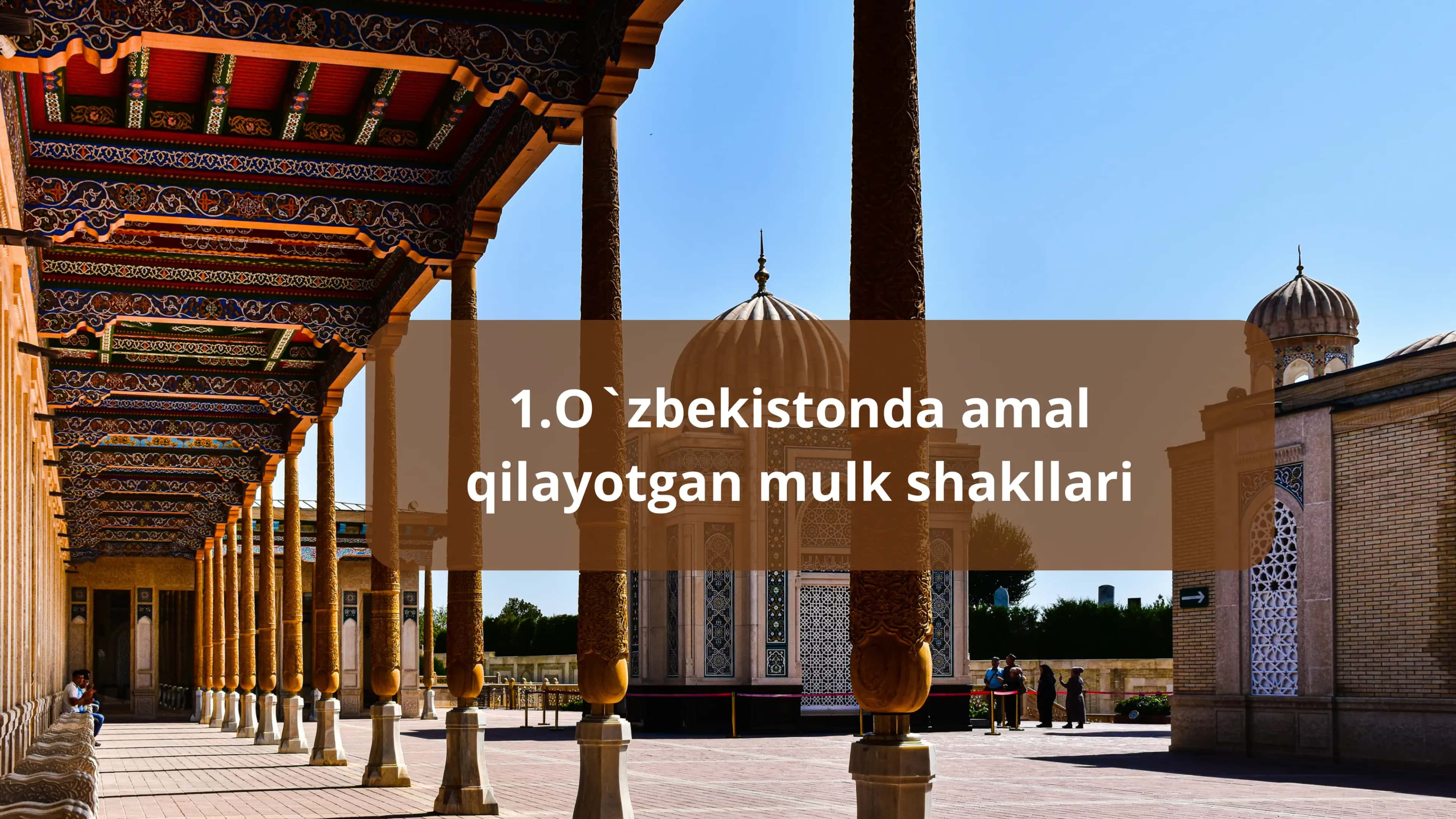 O`zbekistonda amal qilayotgan mulkchilik shakllari 3