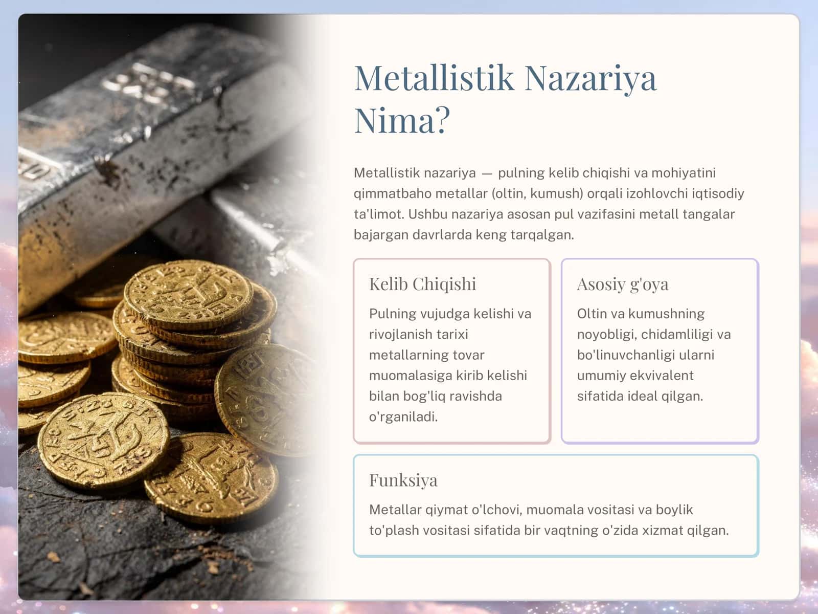 Pulning Metallistik Nazariyasiga Tanqidiy Qarashlar 3