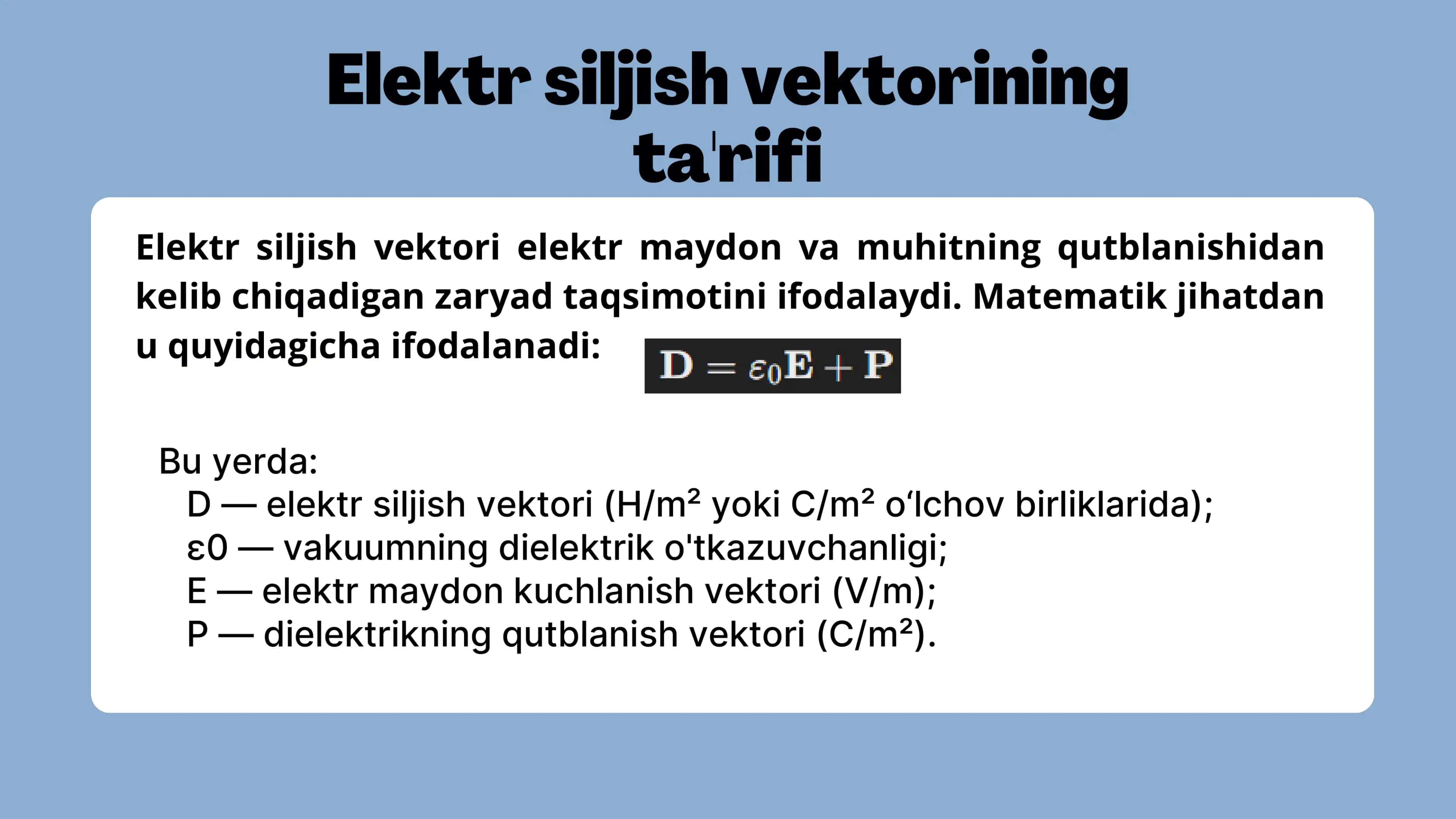 Elektr siljish vektori 3