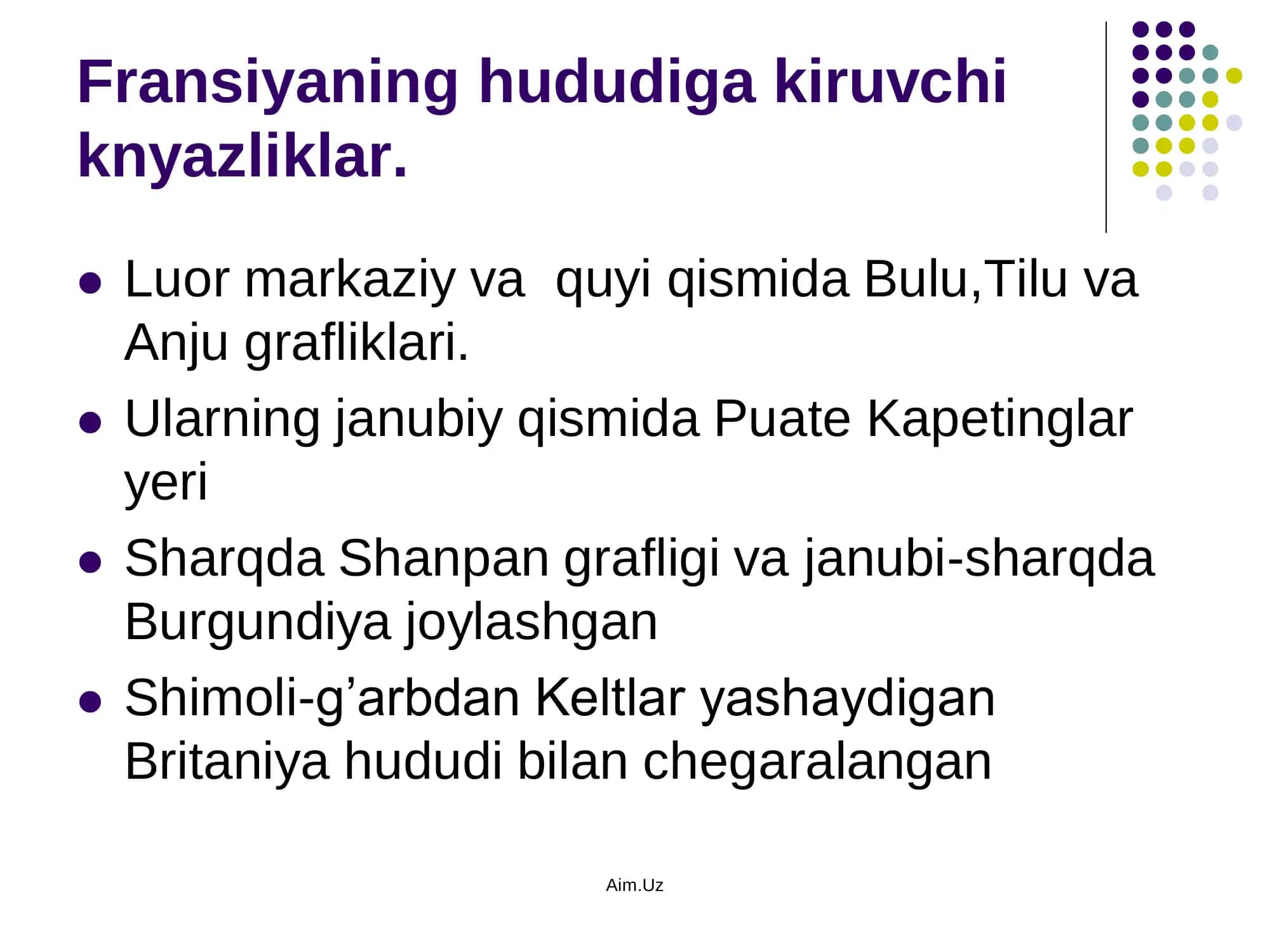 Fransiyada IX-XI asrlarda 3
