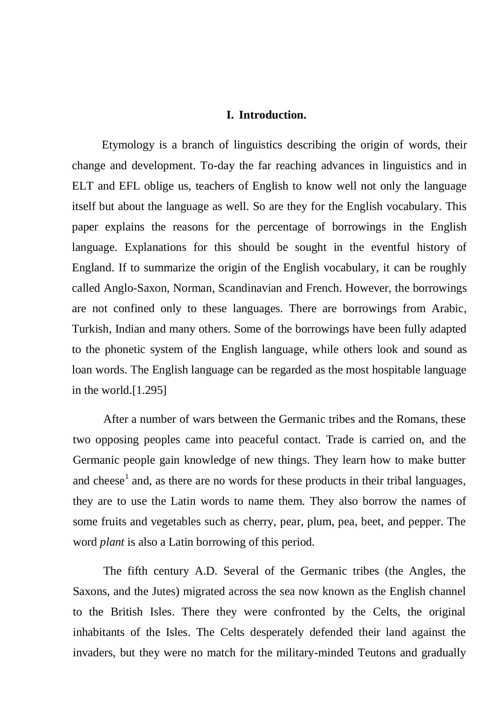 Course Paper on Scandinavian Borrowings in English 3