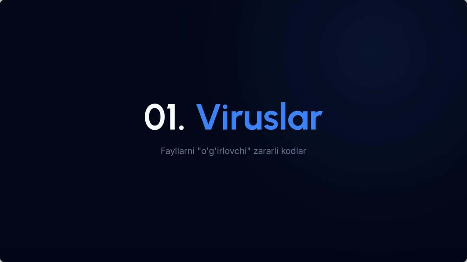 Malware turlari va mexanizmlari 3
