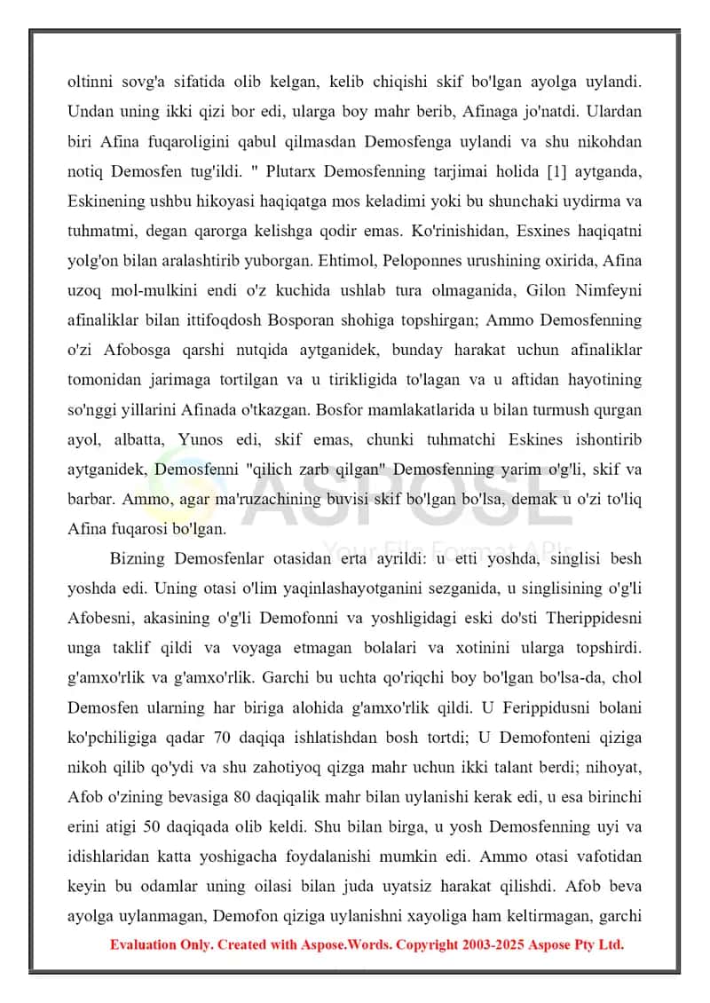 Demosfen notiqli sanatiga qo’shgan xissasi 3