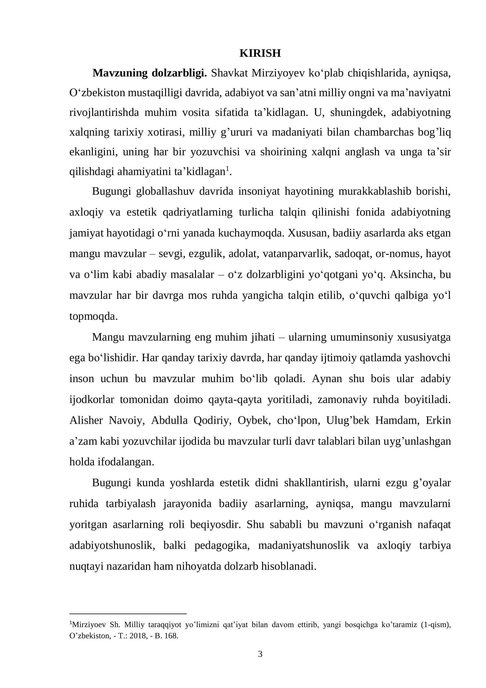 Mavzu: BADIIY ASARDA MANGU 3