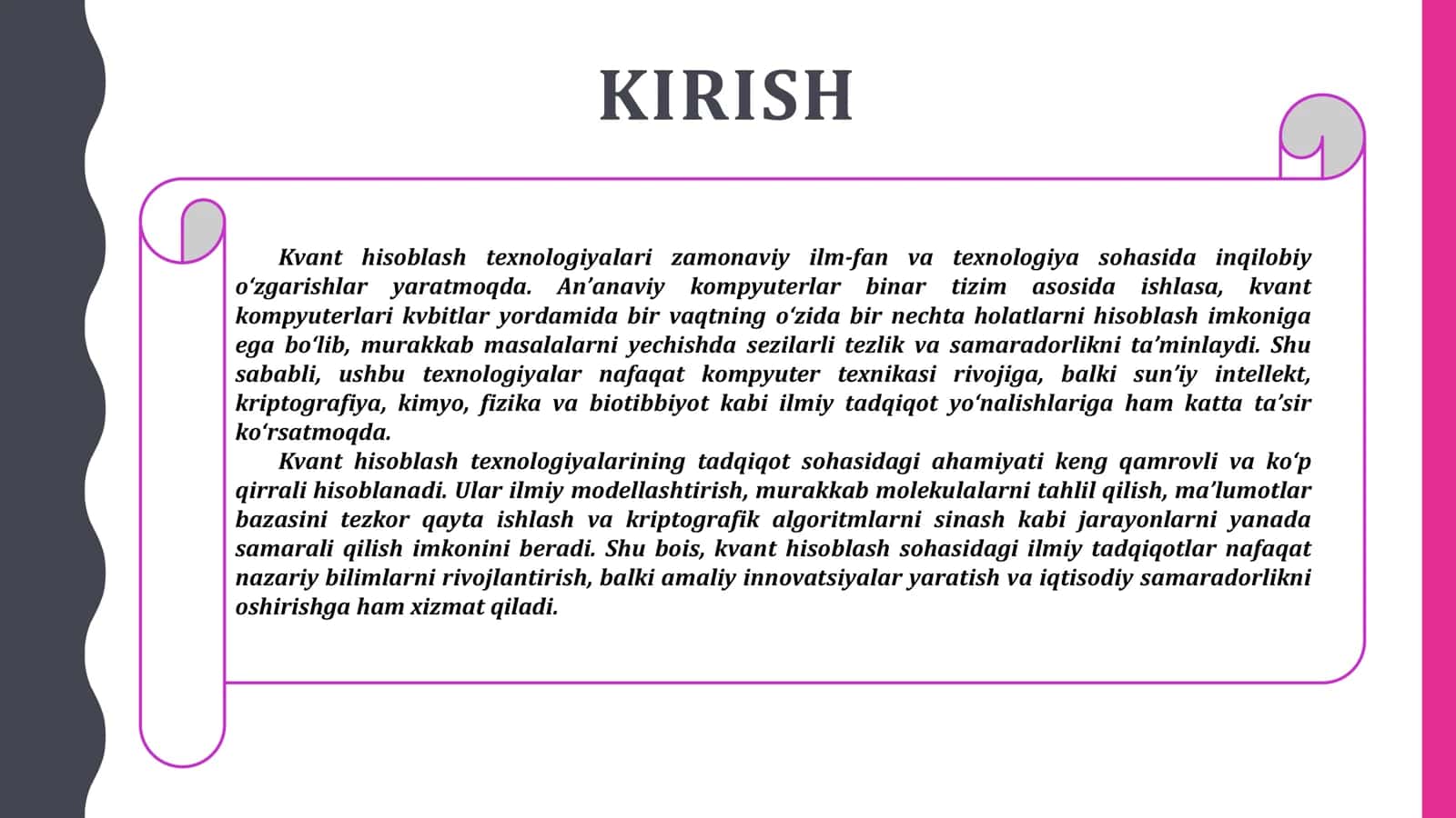 KVANT HISOBLASH TEXNOLOGIYALARI VA ULARNING TADQIQOT SOHASIDAGI AHAMIYATI 3