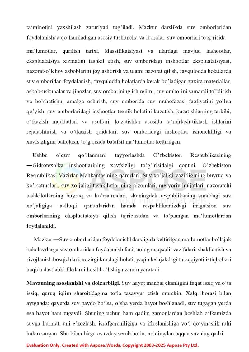 Suv omborlari xavfsizligi 3