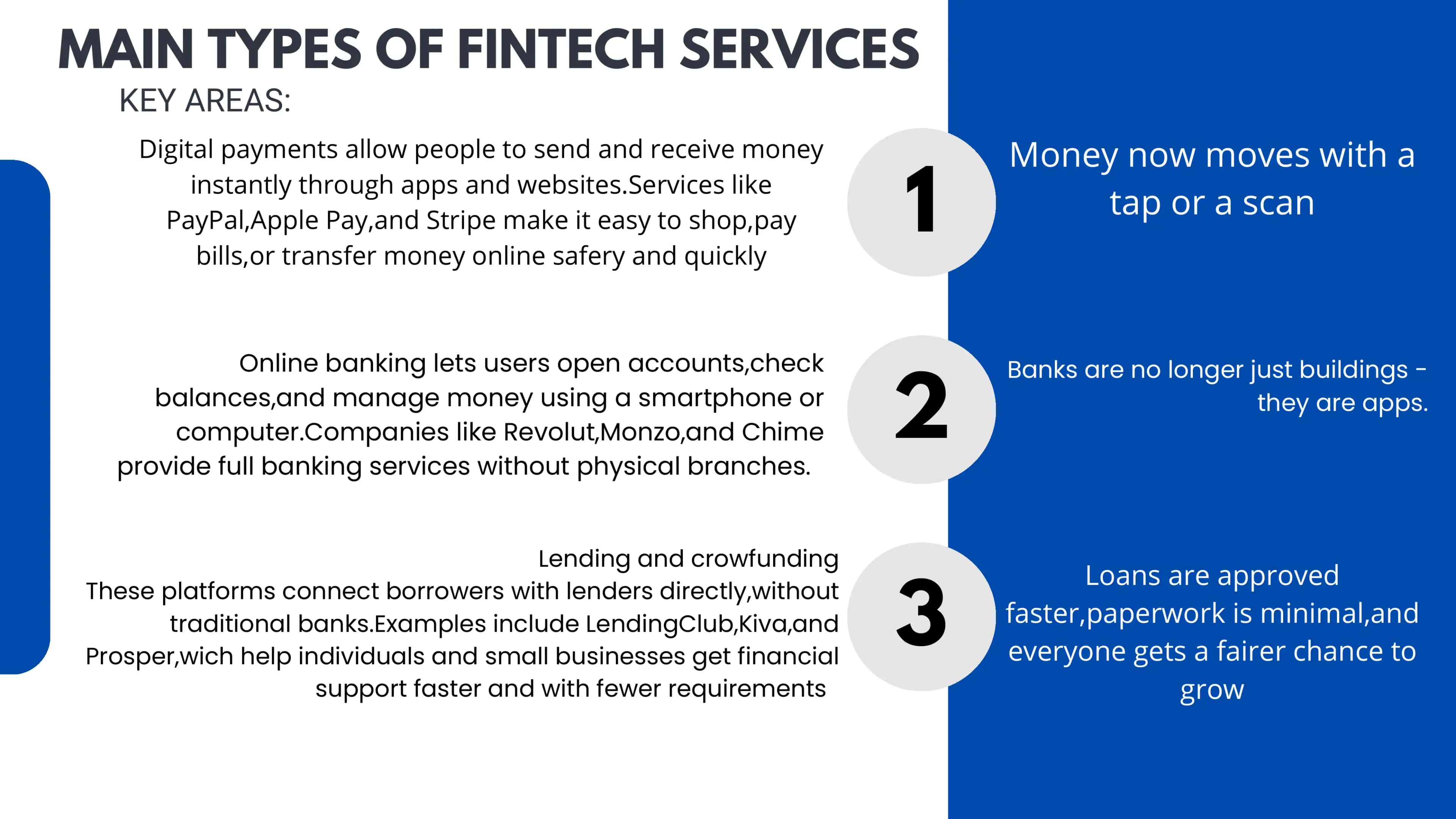 Fintech companies and their services 3