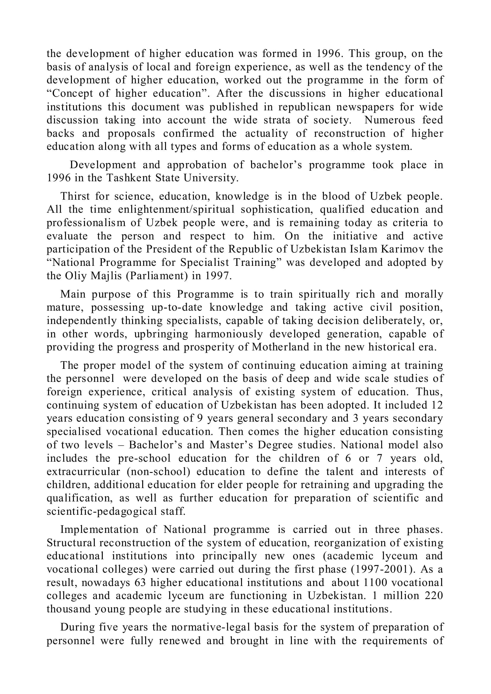 System of Education in Uzbekistan 3