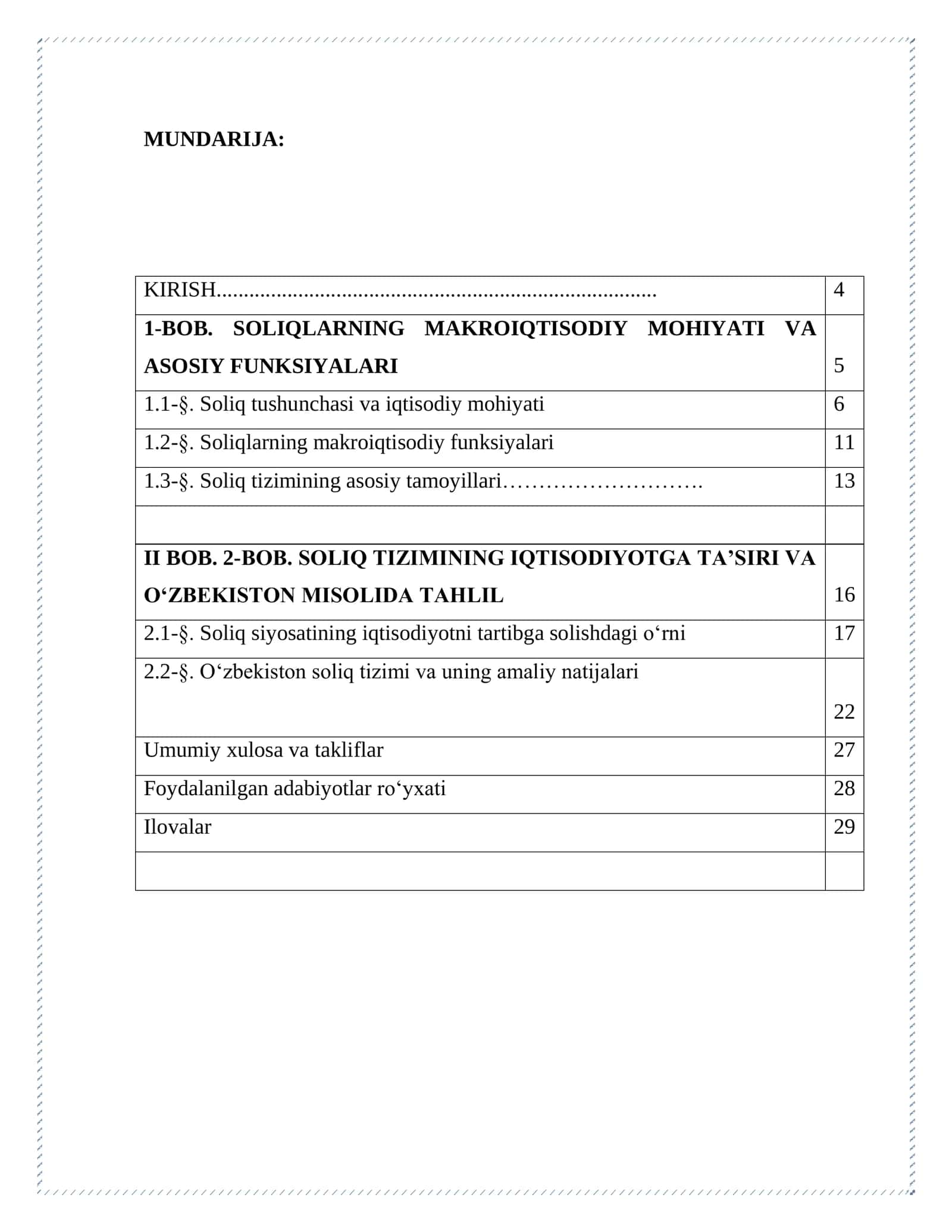 Soliqlarning makroiqtisodiy mohiyati va roli 3