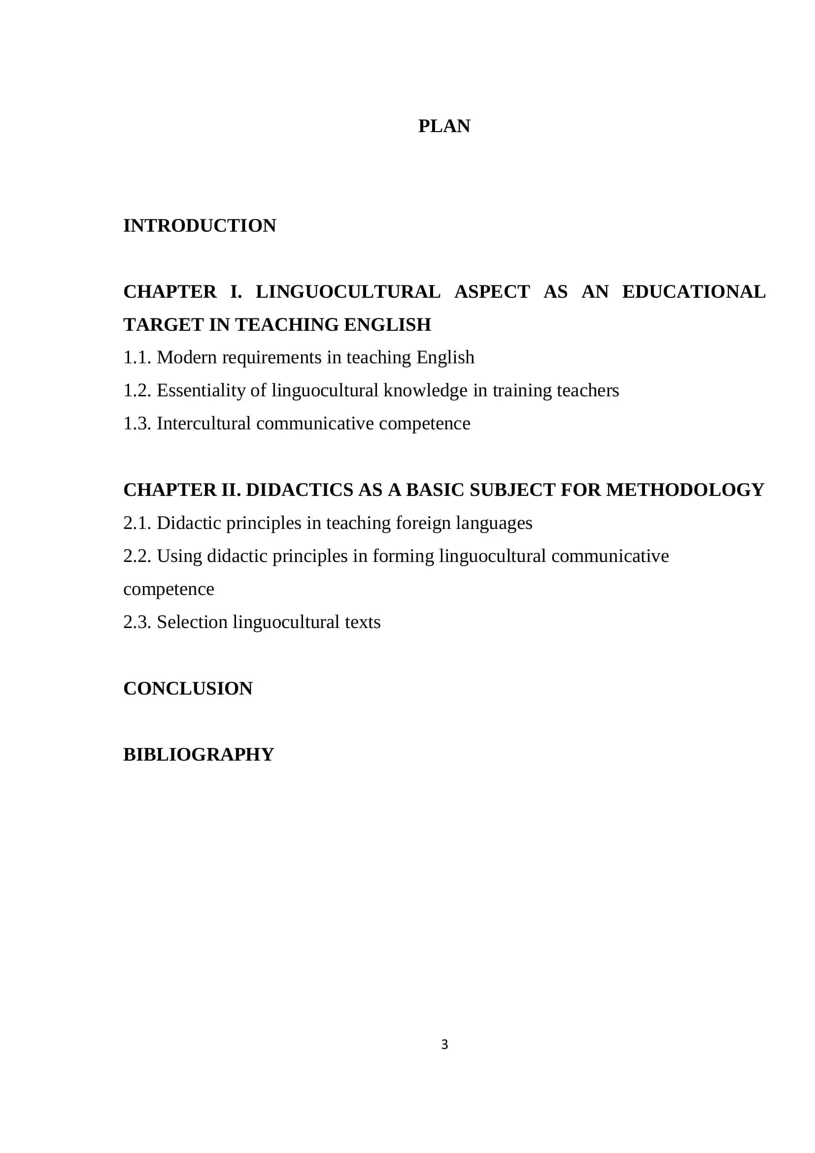LINGUOCULTURAL AND DIDACTIC BASIS OF TEACHING ENGLISH 3
