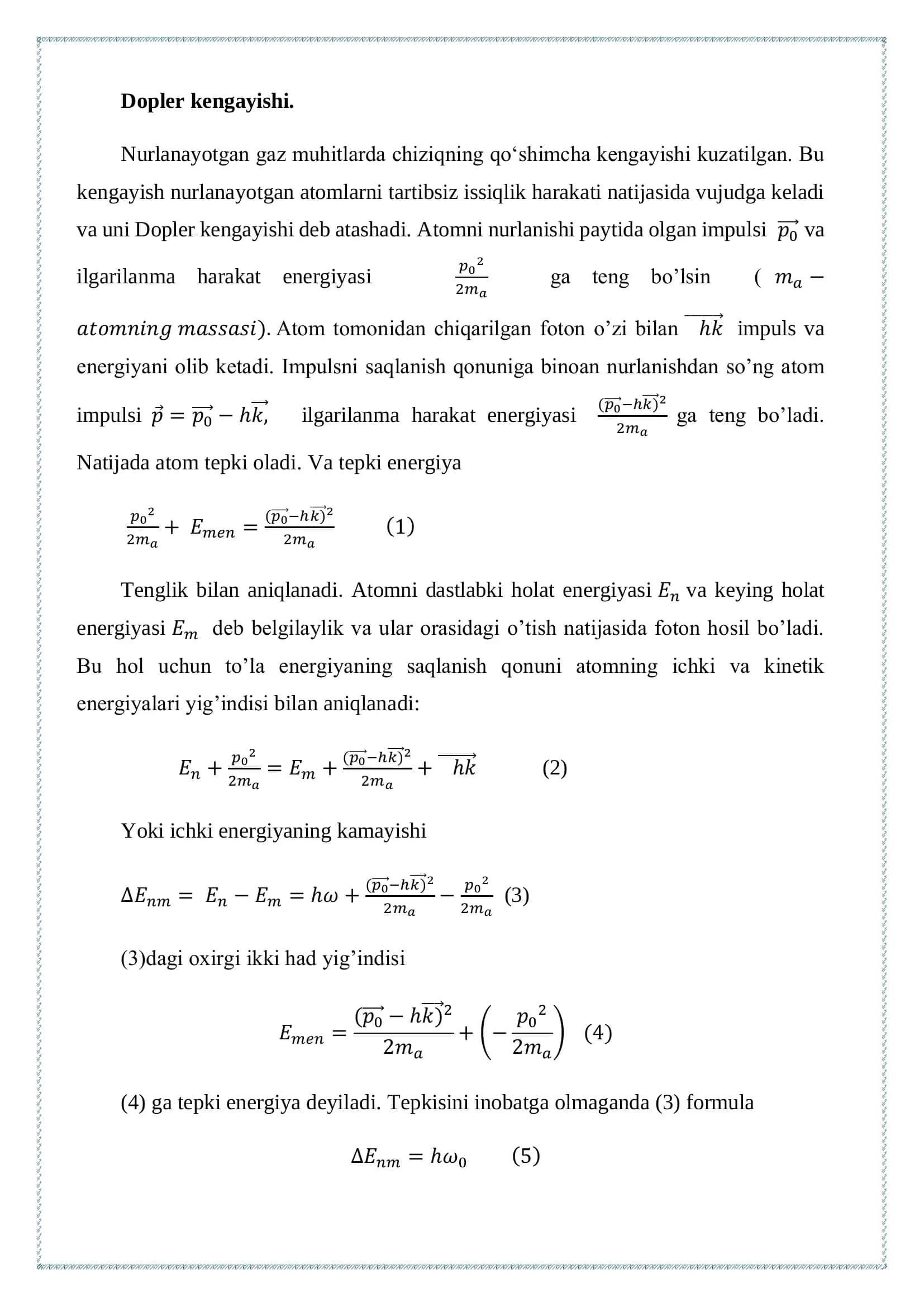 Dopler effekti va uning tibbiyotdagi ahamiyati 3