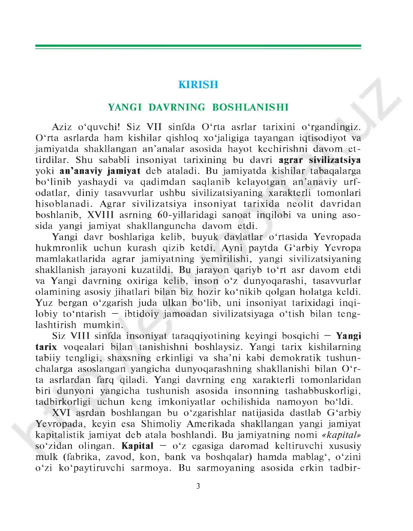 JAHON TARIXI (XVI-XIX asrning 60-yillari) 3