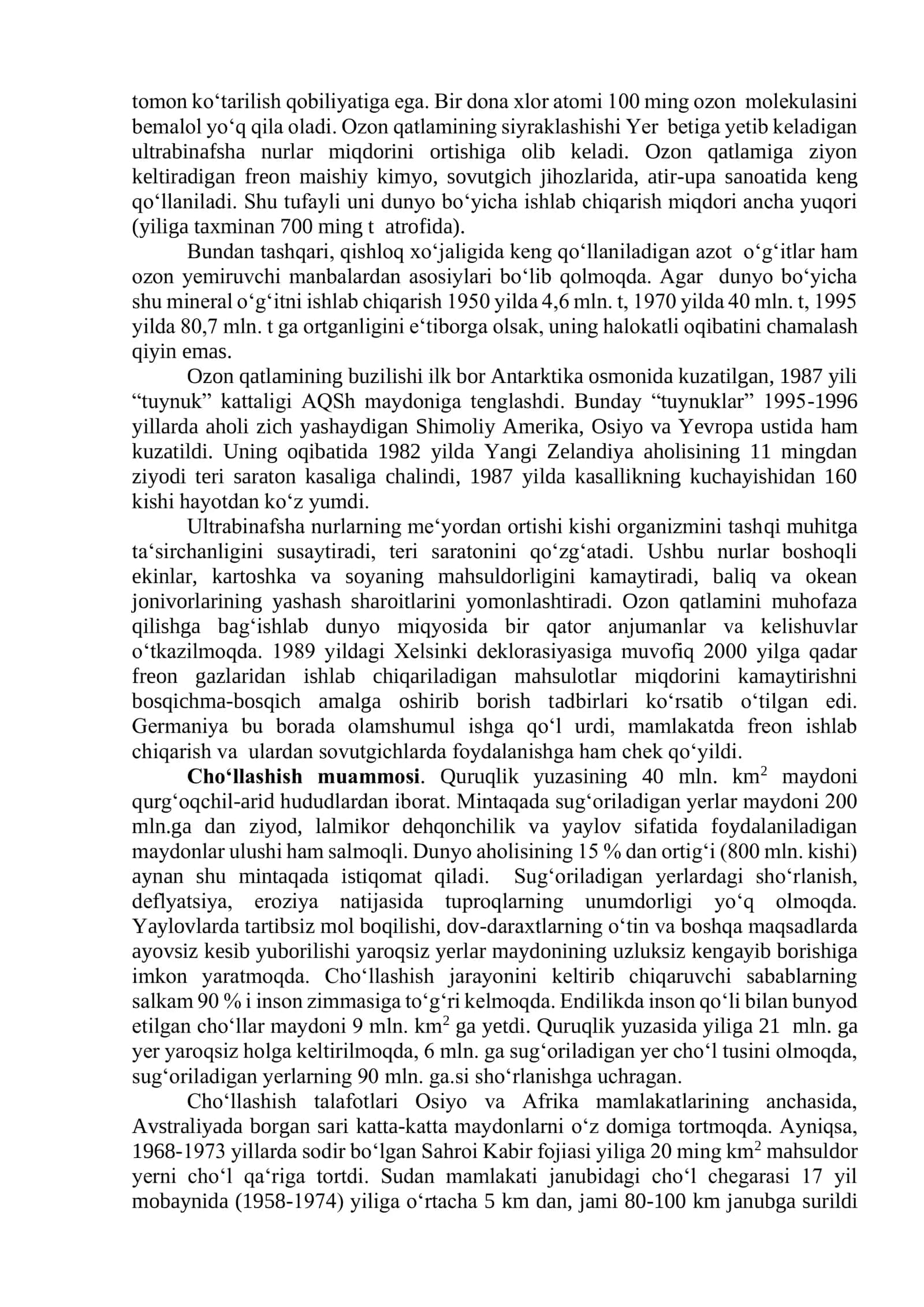 GEOEKOLOGIK MUAMMOLAR 3