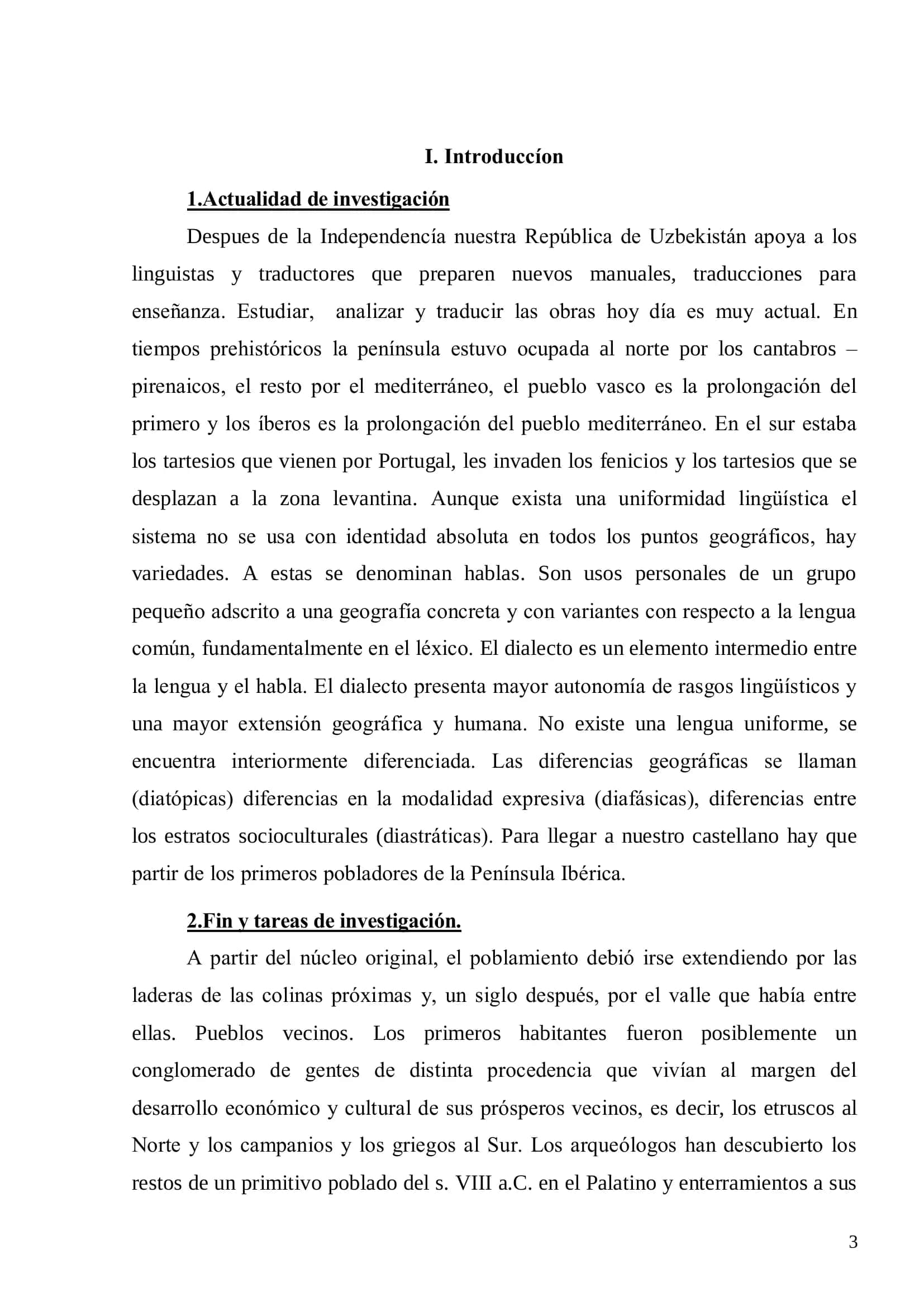 El español entre las lenguas romances 3