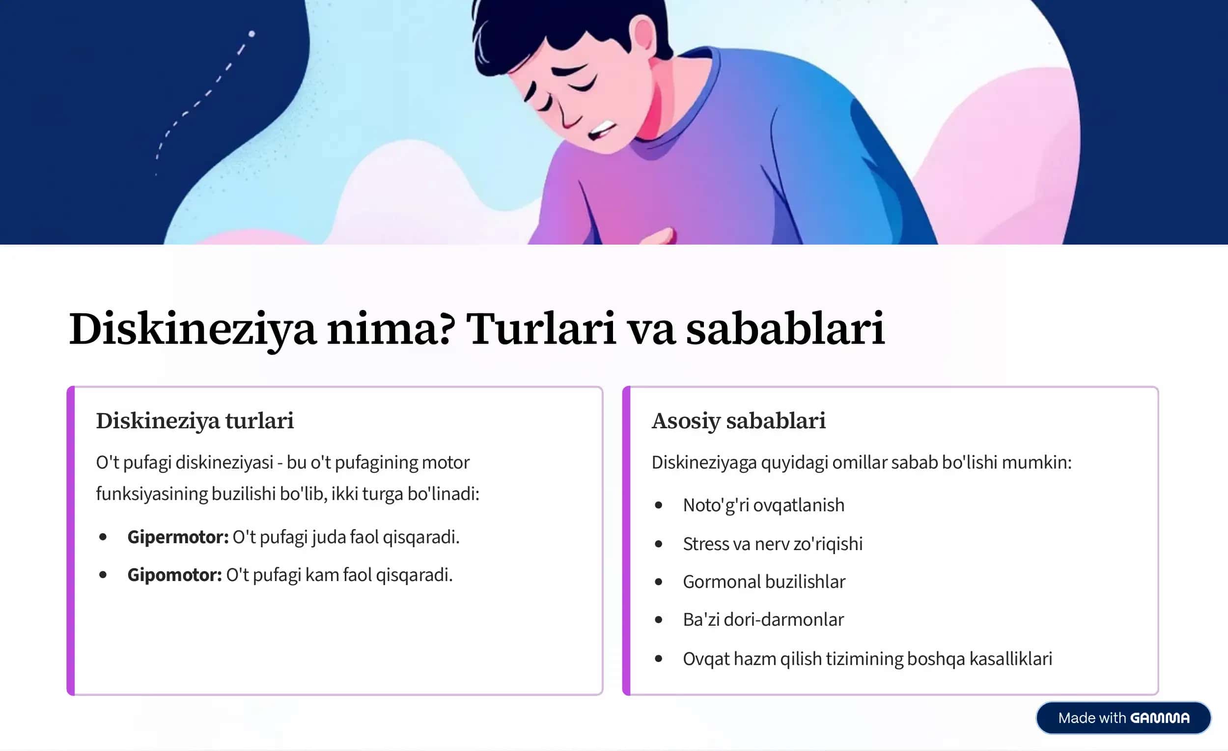 O't pufagi diskineziyasi 3