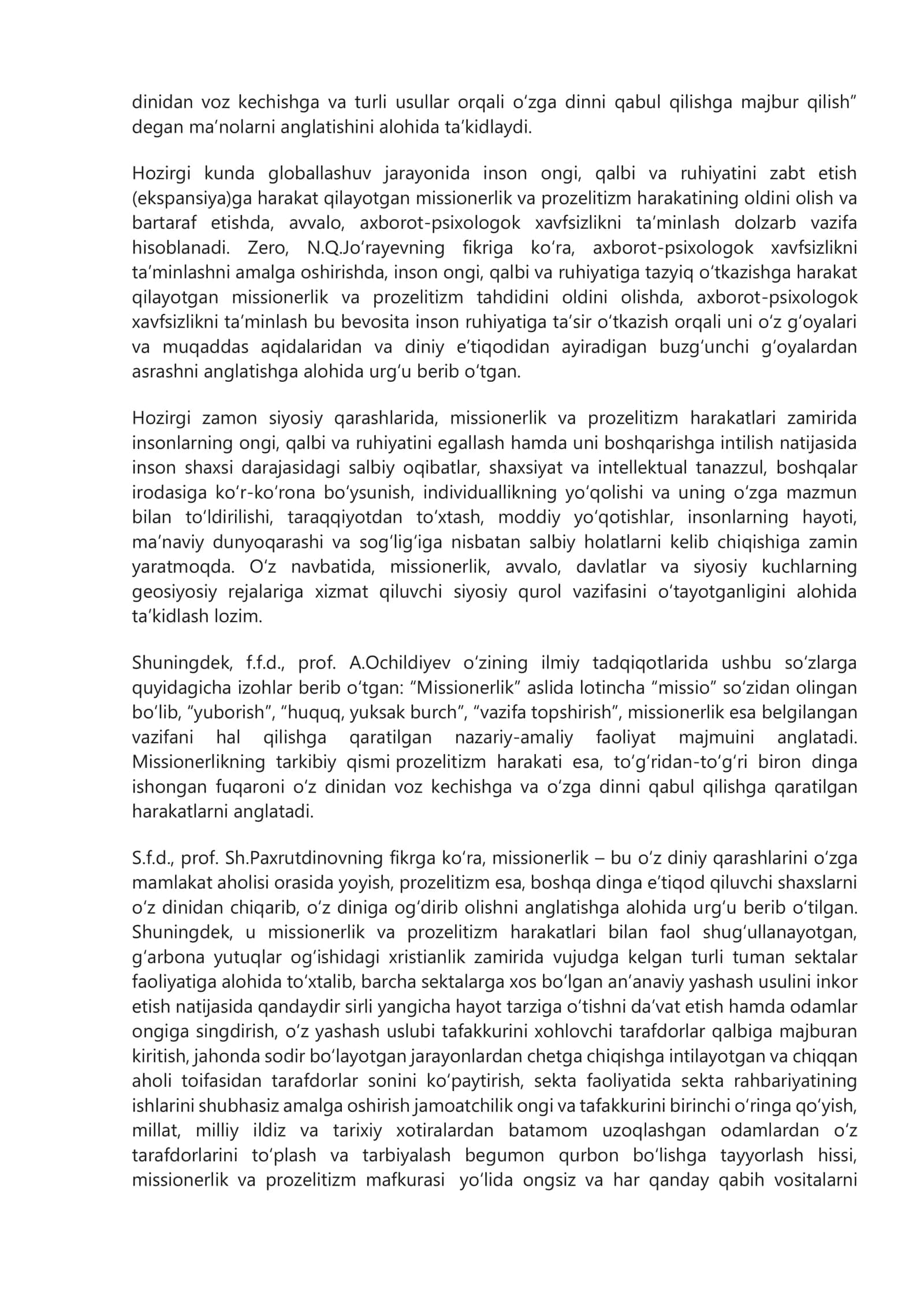 Missionerlik va prozelitizm: tarix va bugun, targ‘ibot usullar 3
