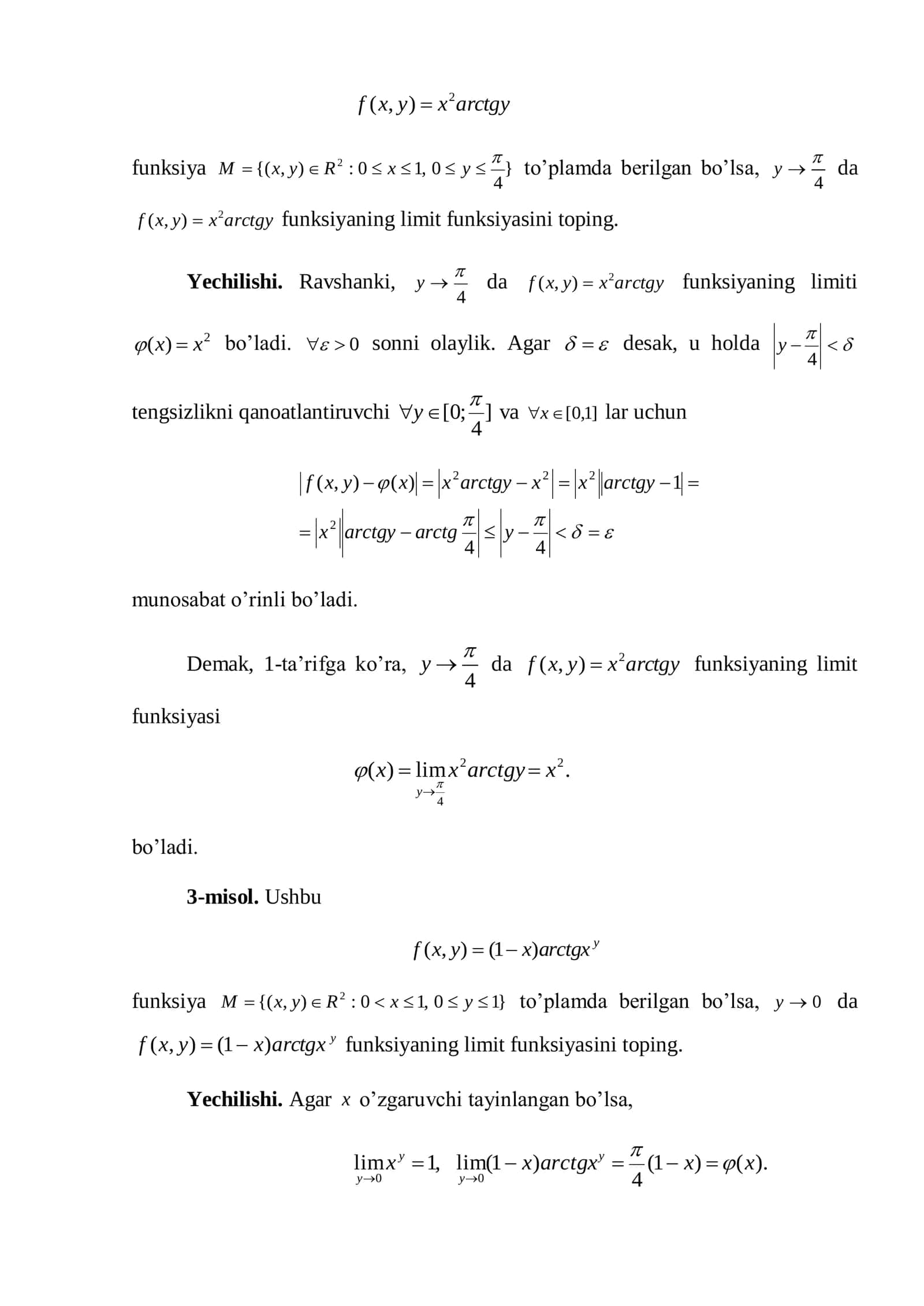 Parametrga bog’liq xos integrallar 3