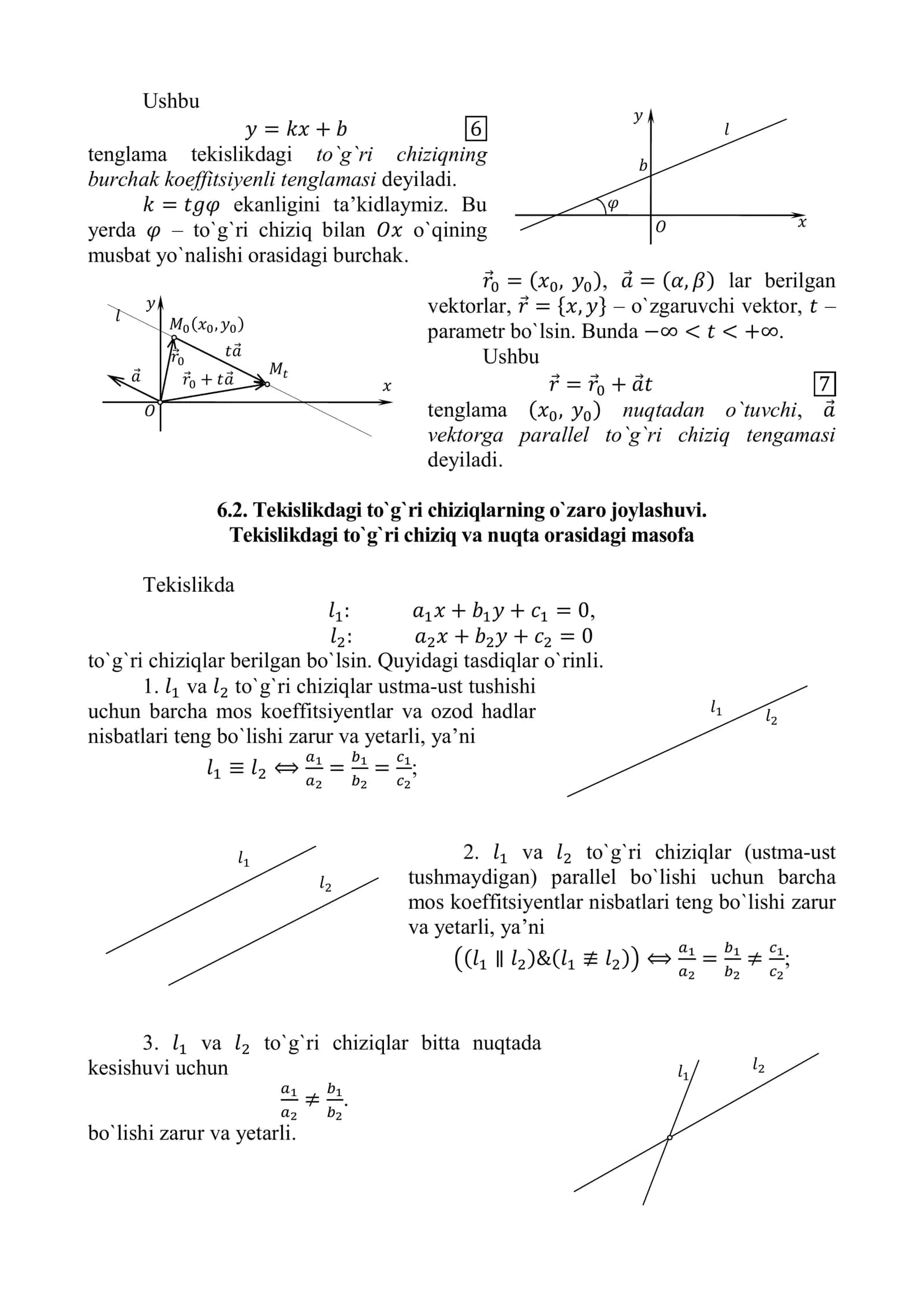 Tekislikda analitik geometriya 3
