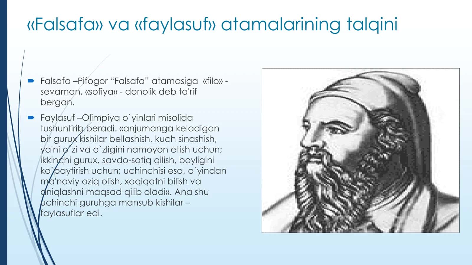 FALSAFANING FAN VA DUNYOQARASHGA DOIR MOHIYATI 3