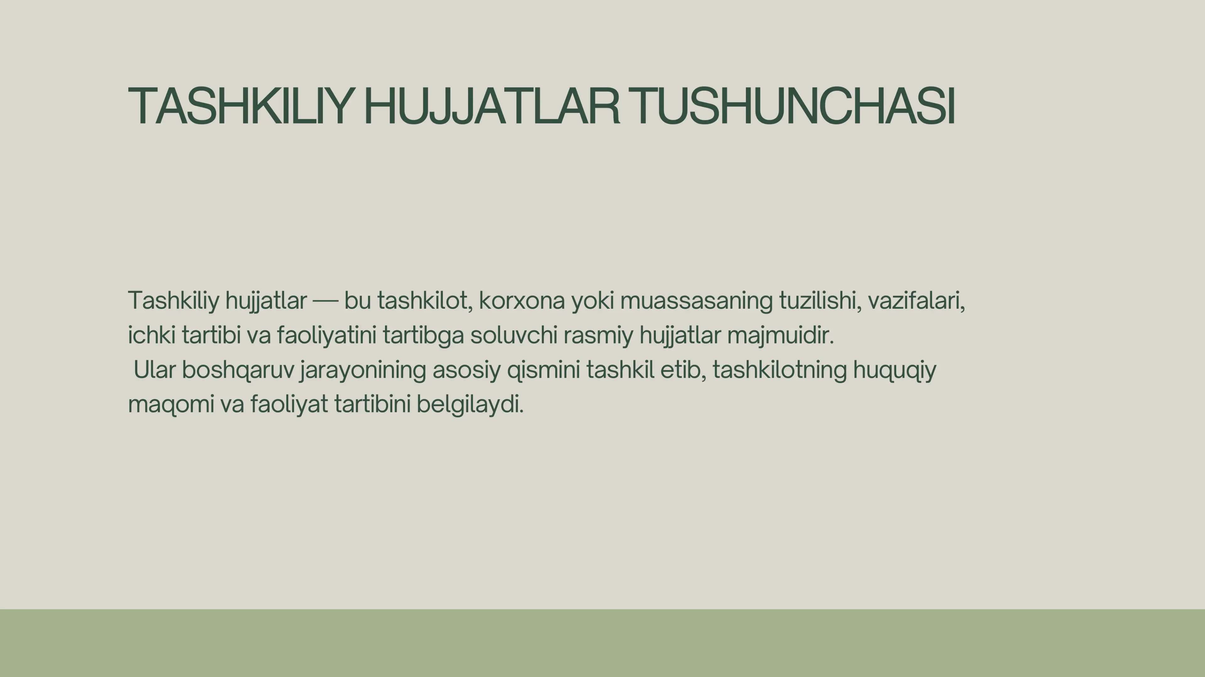 Tashkiliy hujjatlar 3