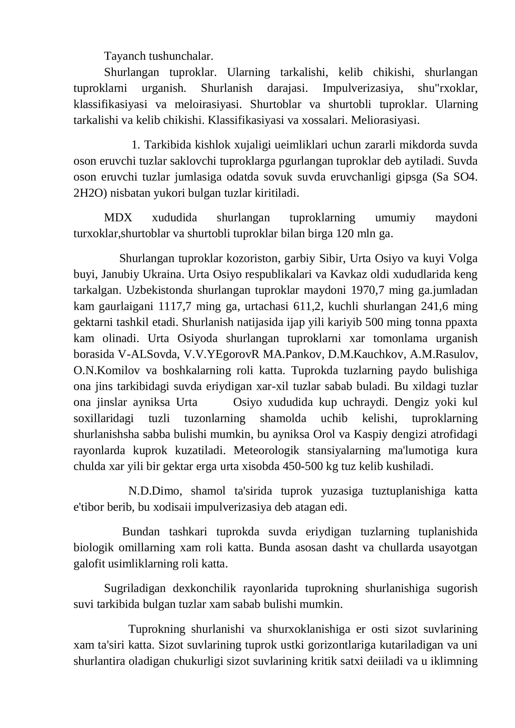 Markaziy va G'arbiy Osiyo tuproqlari 3