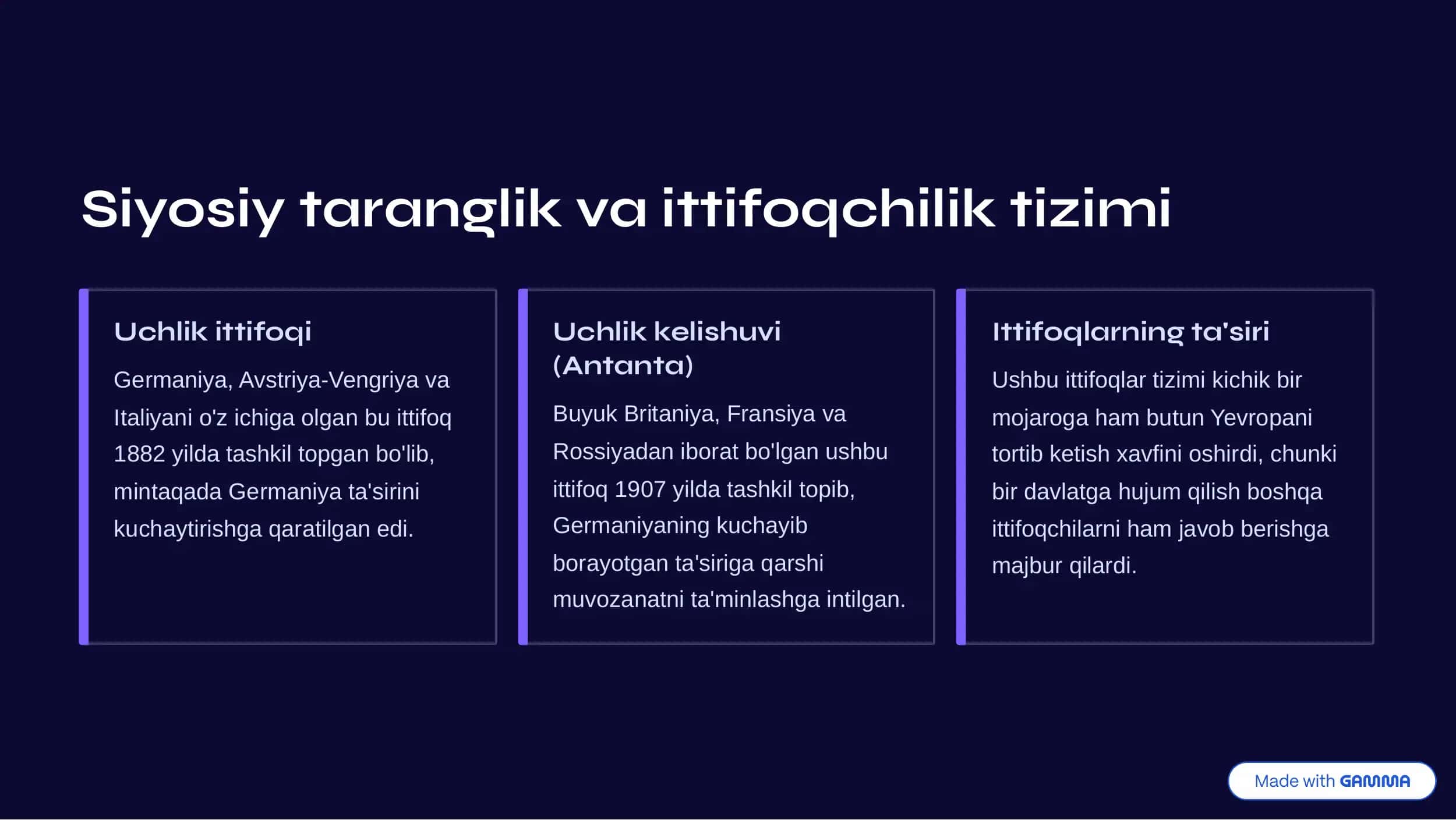 Birinchi Jahon urushi sabablari: Keng qamrovli tahlil 3