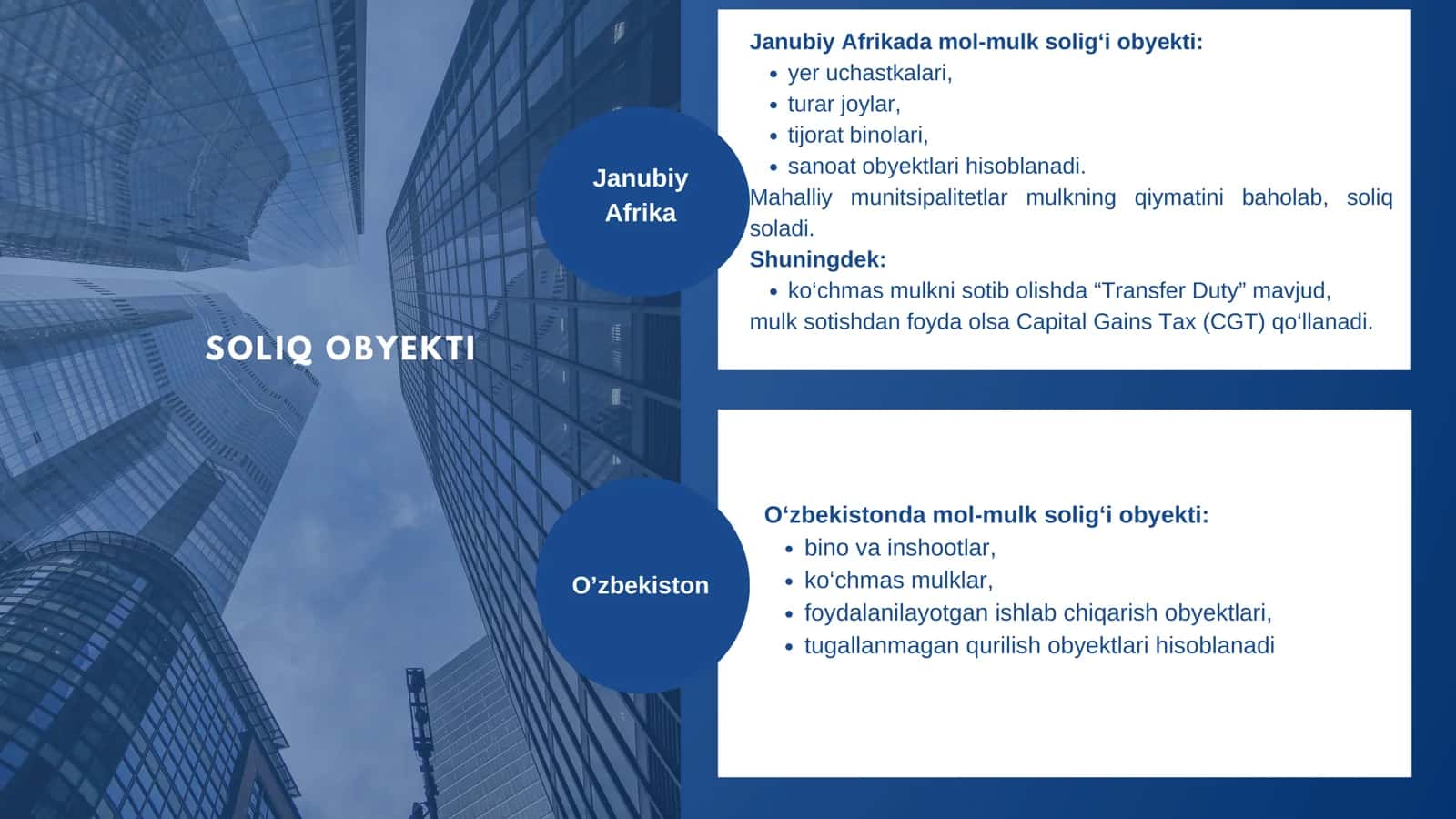 Janubiy Afrika va O‘zbekiston mol-mulk solig‘i 3