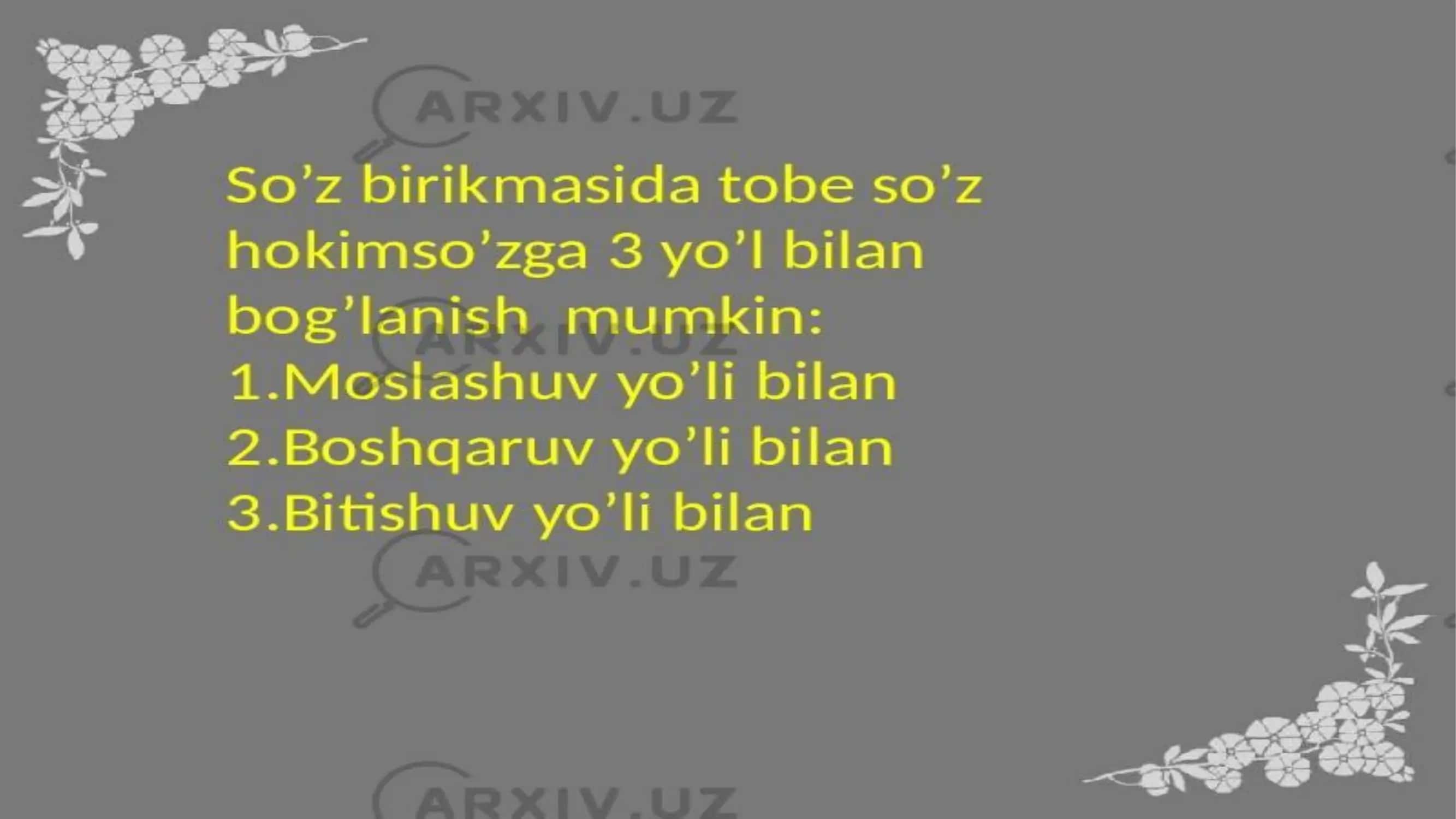 so'z birikmasi 3