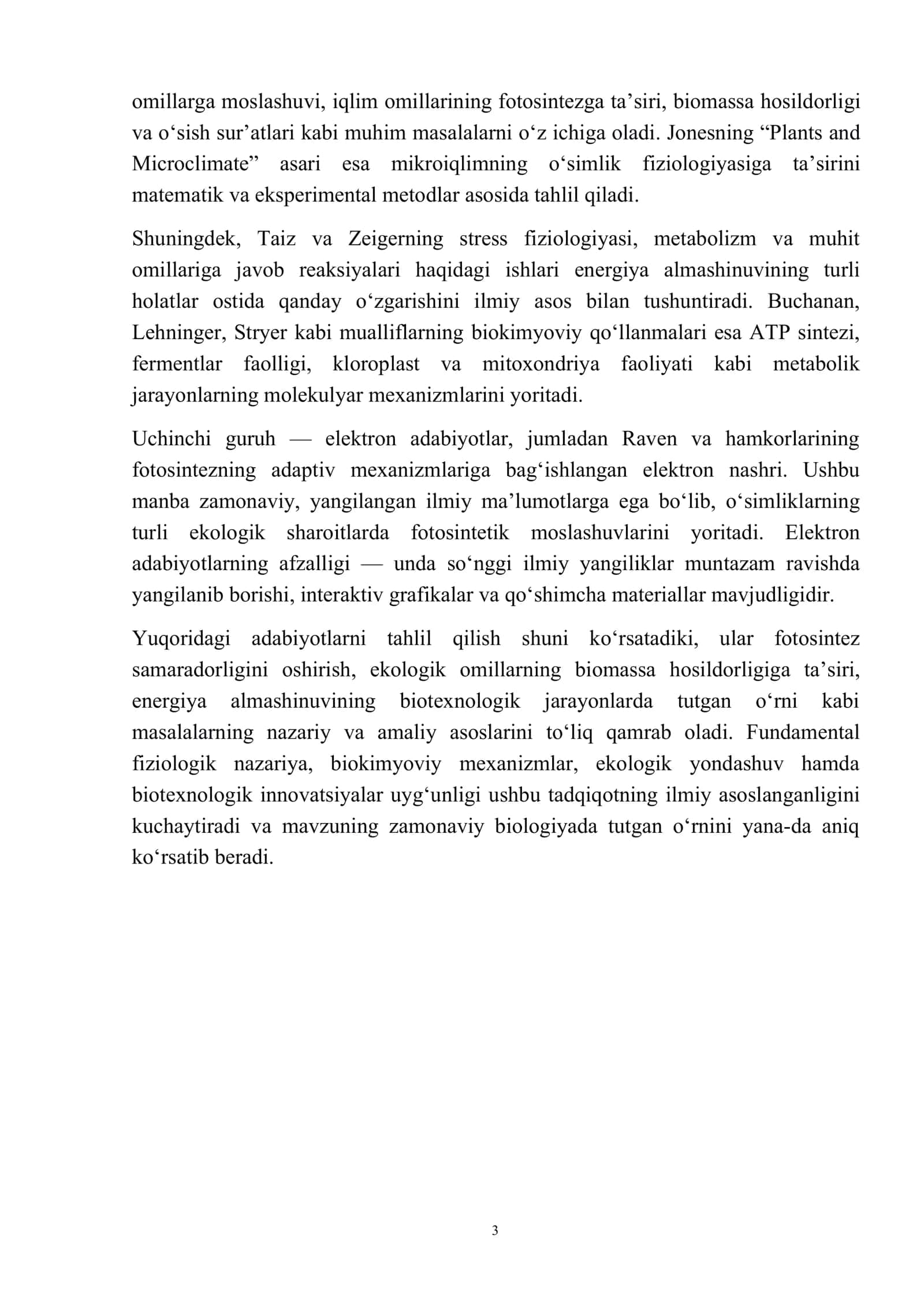 O'Simliklarda energiya almashinuvi 3