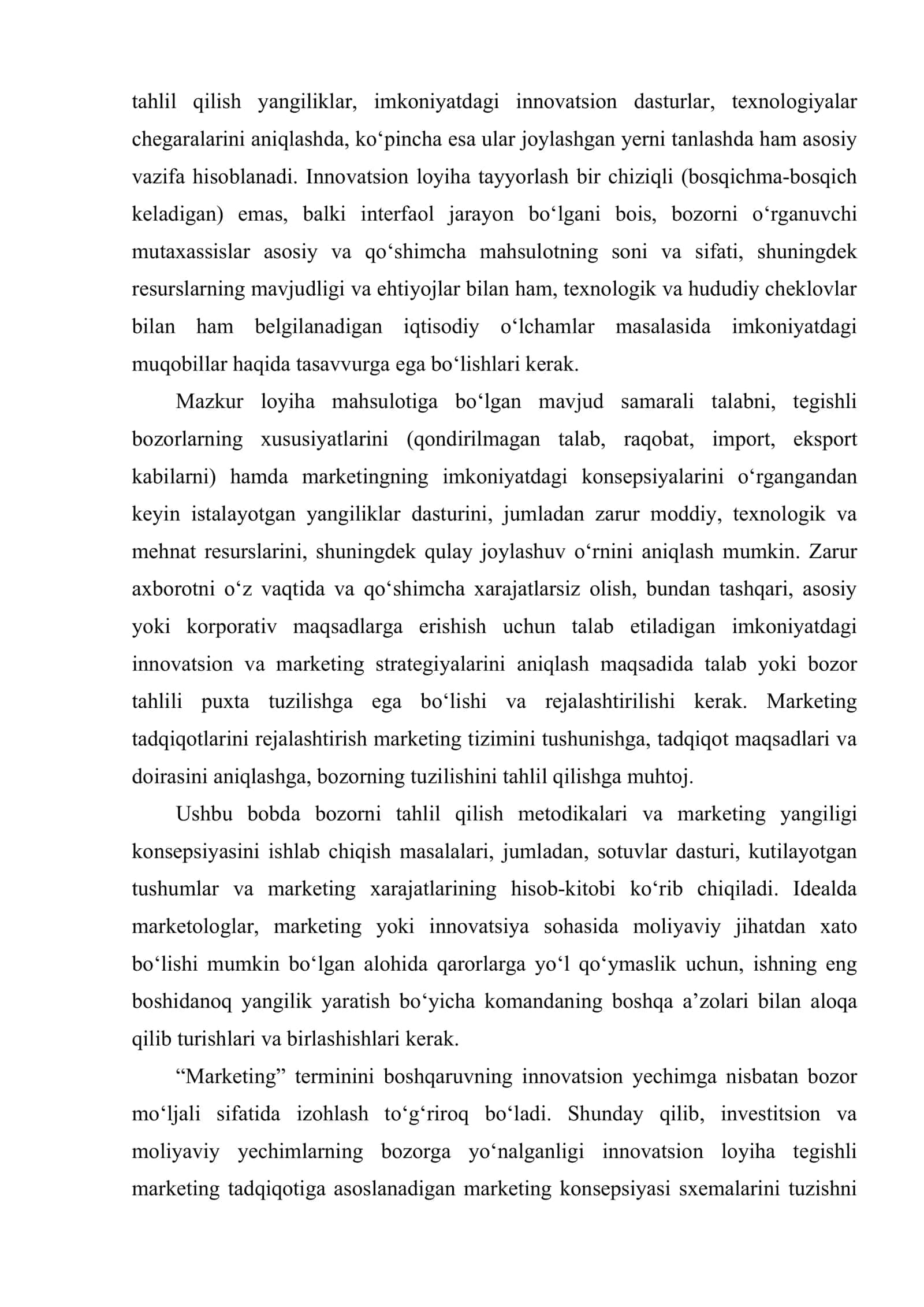 Innovatsion faoliyat marketingi 3
