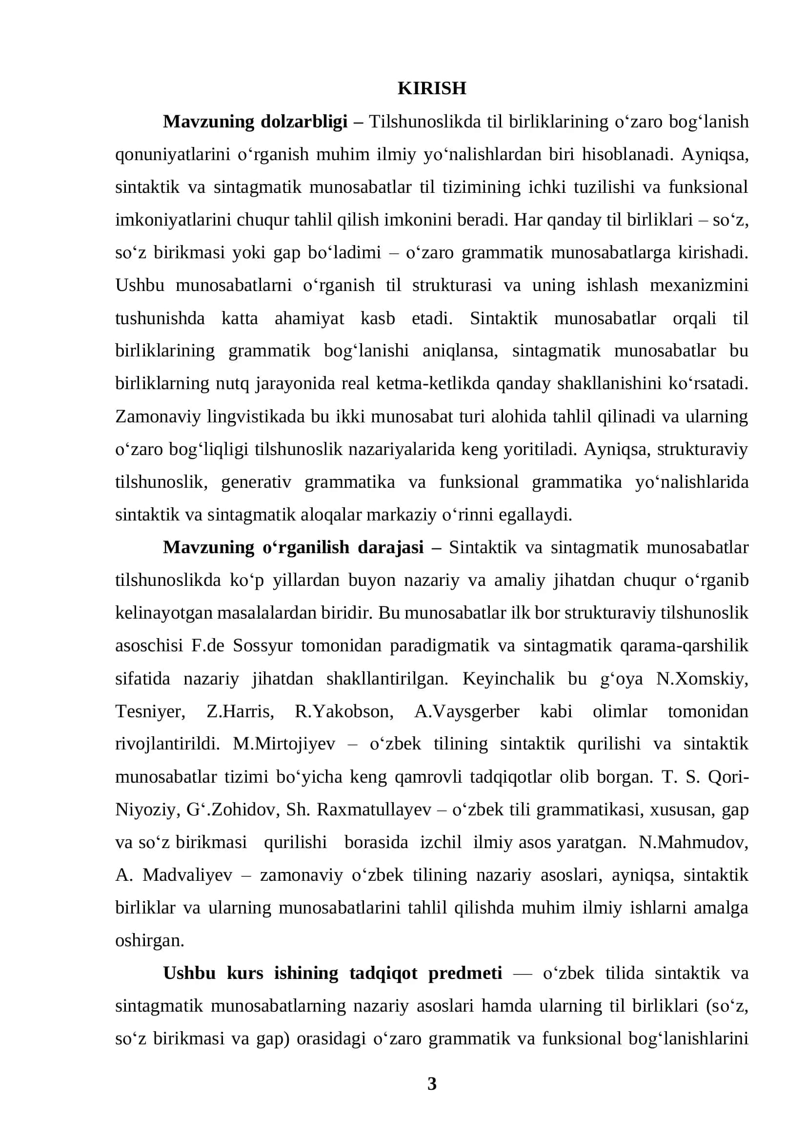 Sintaktik va sintagmatik munosabat 3
