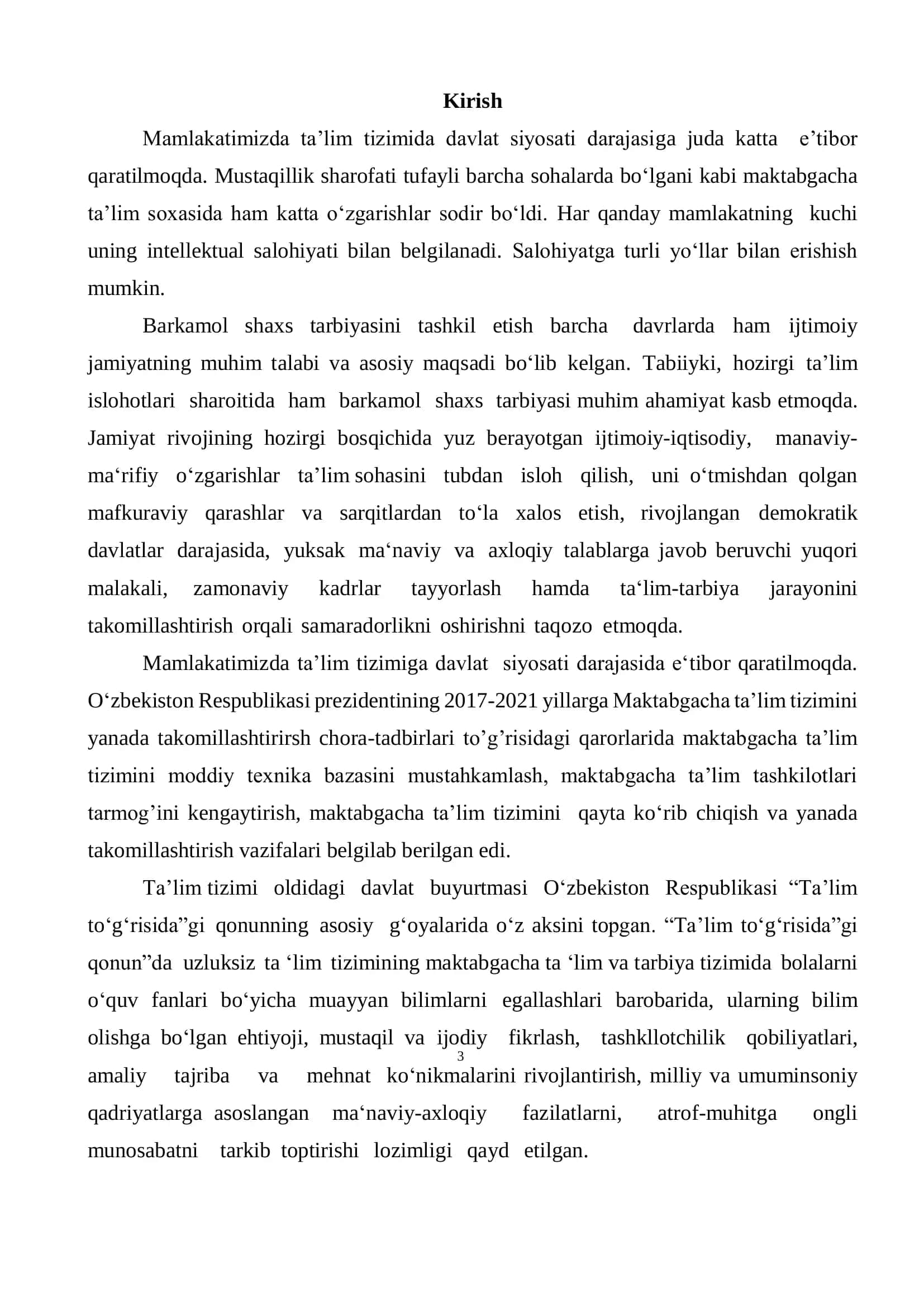 MAKTABGACHA PEDAGOGIKA 3
