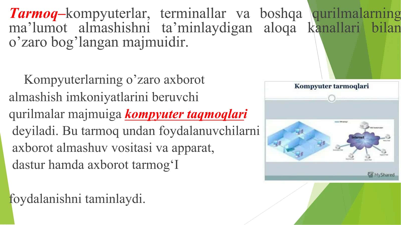 Tarmoq texnologiyalari 3
