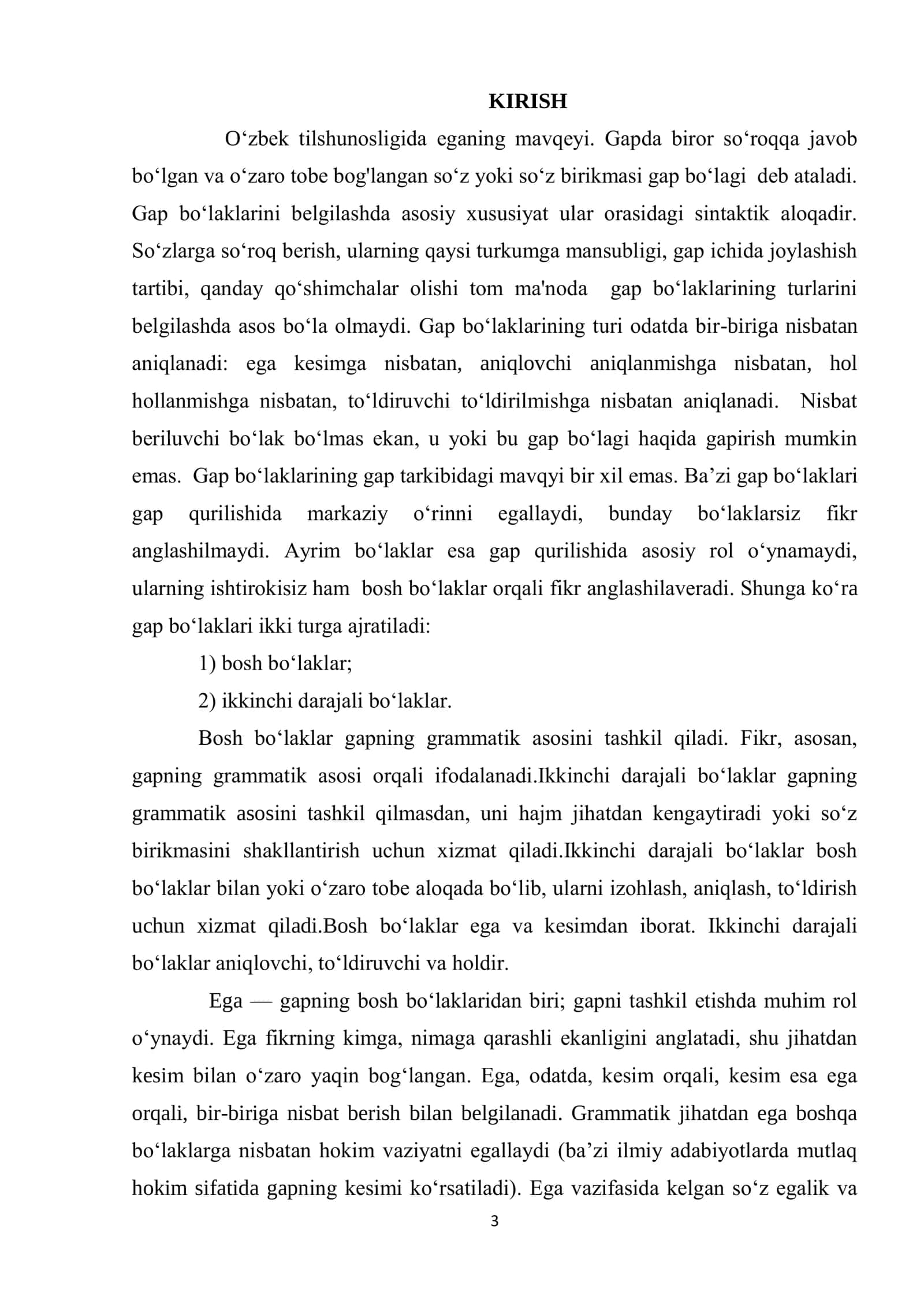 O‘zbek tilshunosligida egalik kategoriyasining o‘rganilishi 3