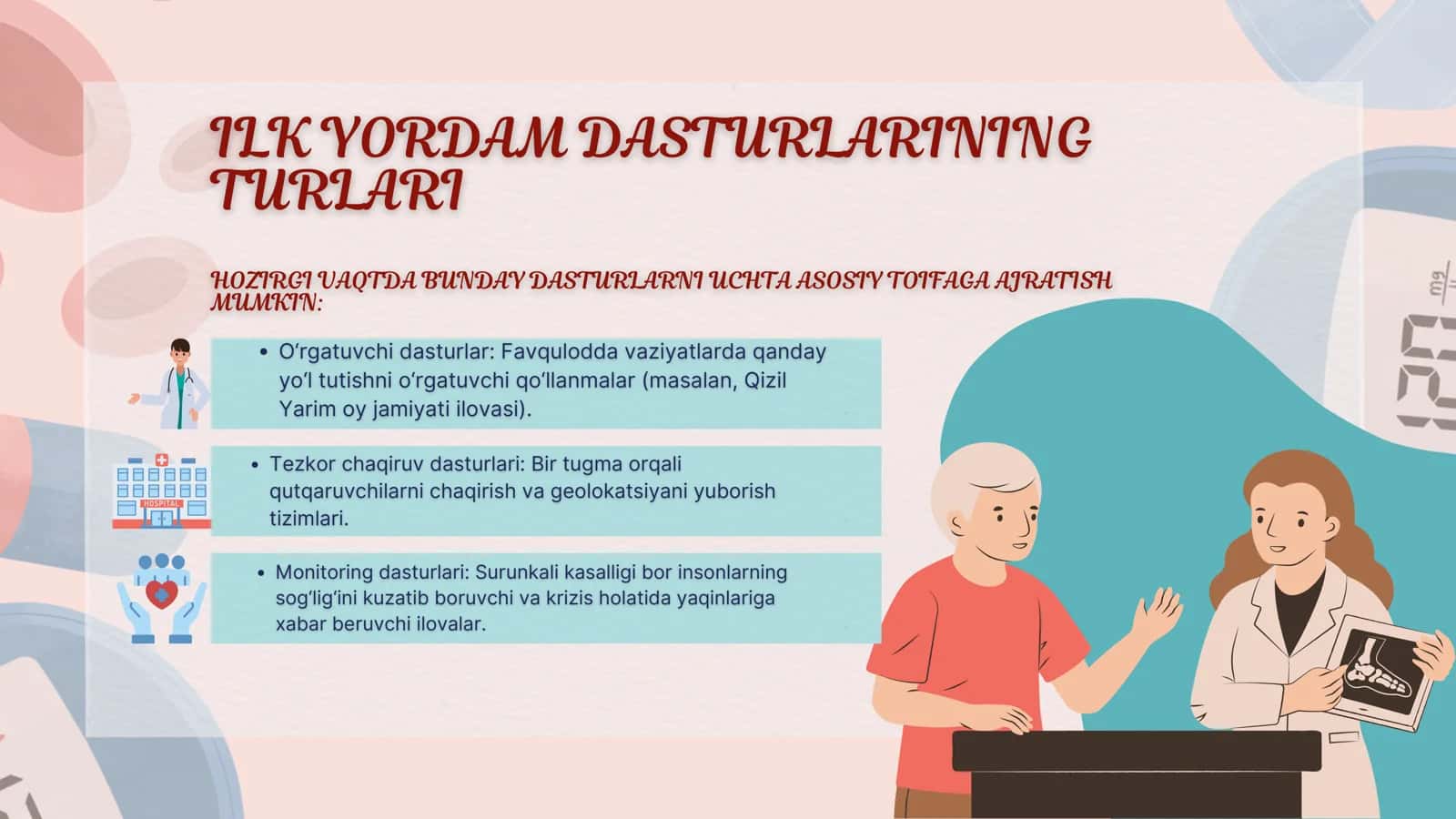 ILK YORDAM XIZMATI DASTURLARINING TAHLILI 3