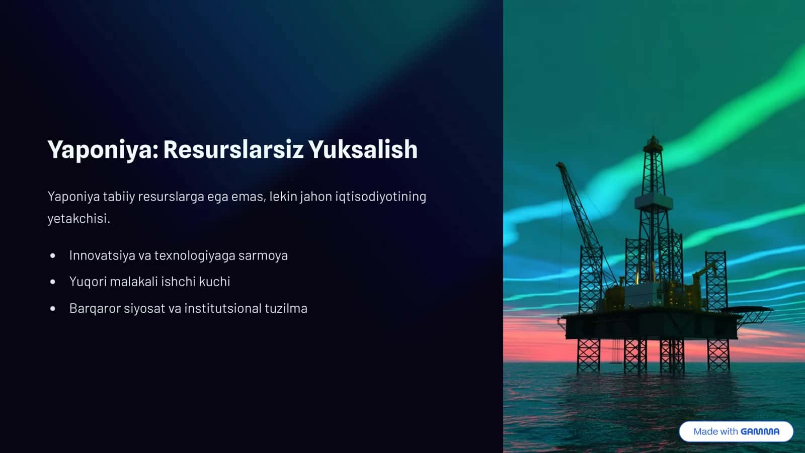 Tabiiy Resurslar va Milliy Farovonlik 3
