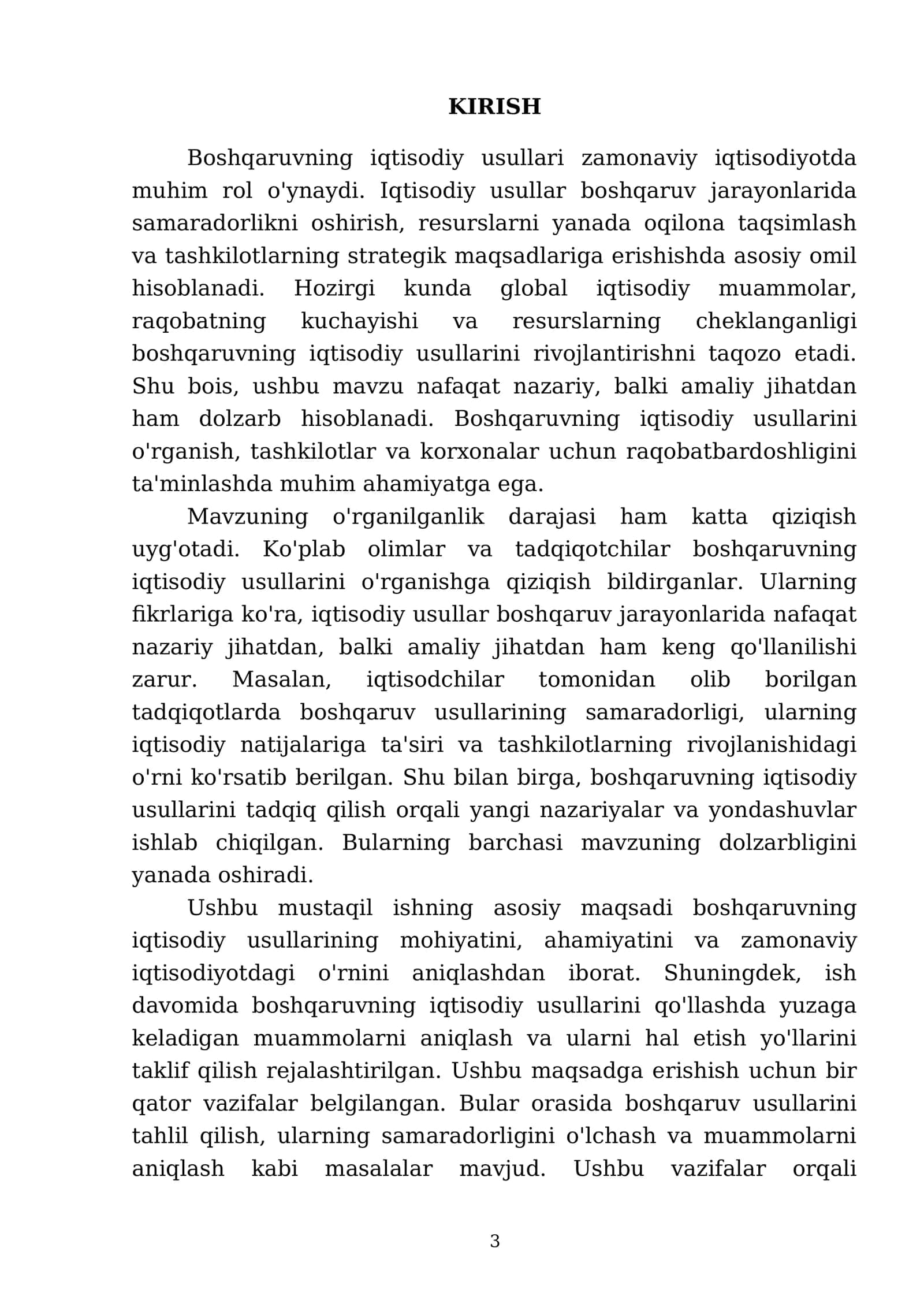Boshqaruvning iqtisodiy usullari 3