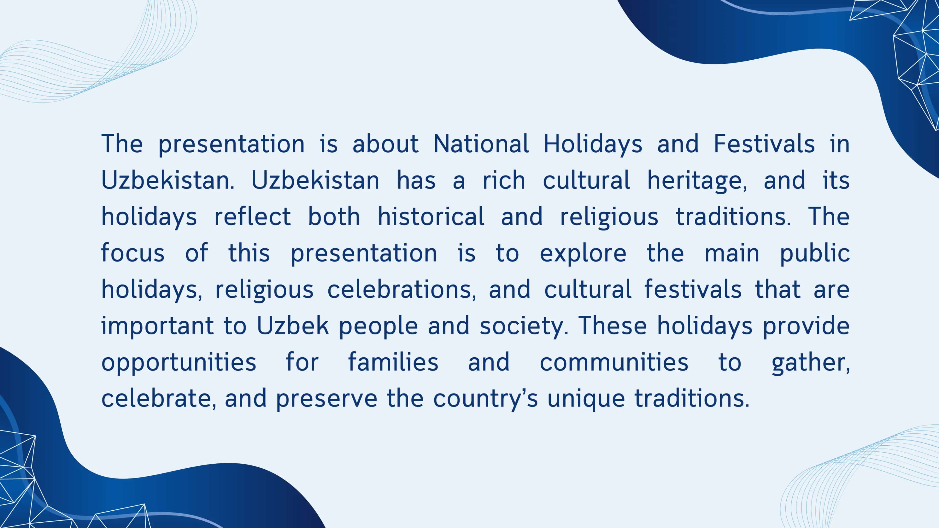 National Holidays and Festivals in Uzbekistan 3