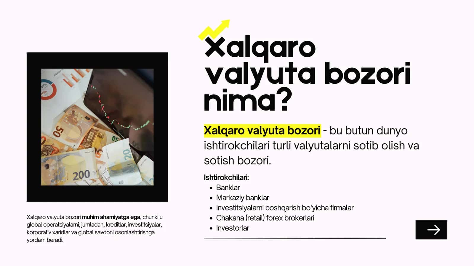 Xalqaro valyuta bozorini tahlil qilish 3