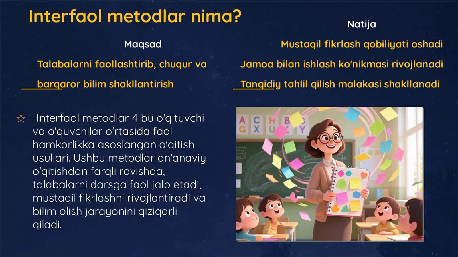Interfaol metodlar va ularni qo'llash mahorati 3