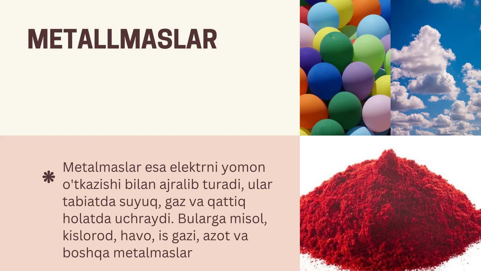 METALLAR VA METALMASLAR 3