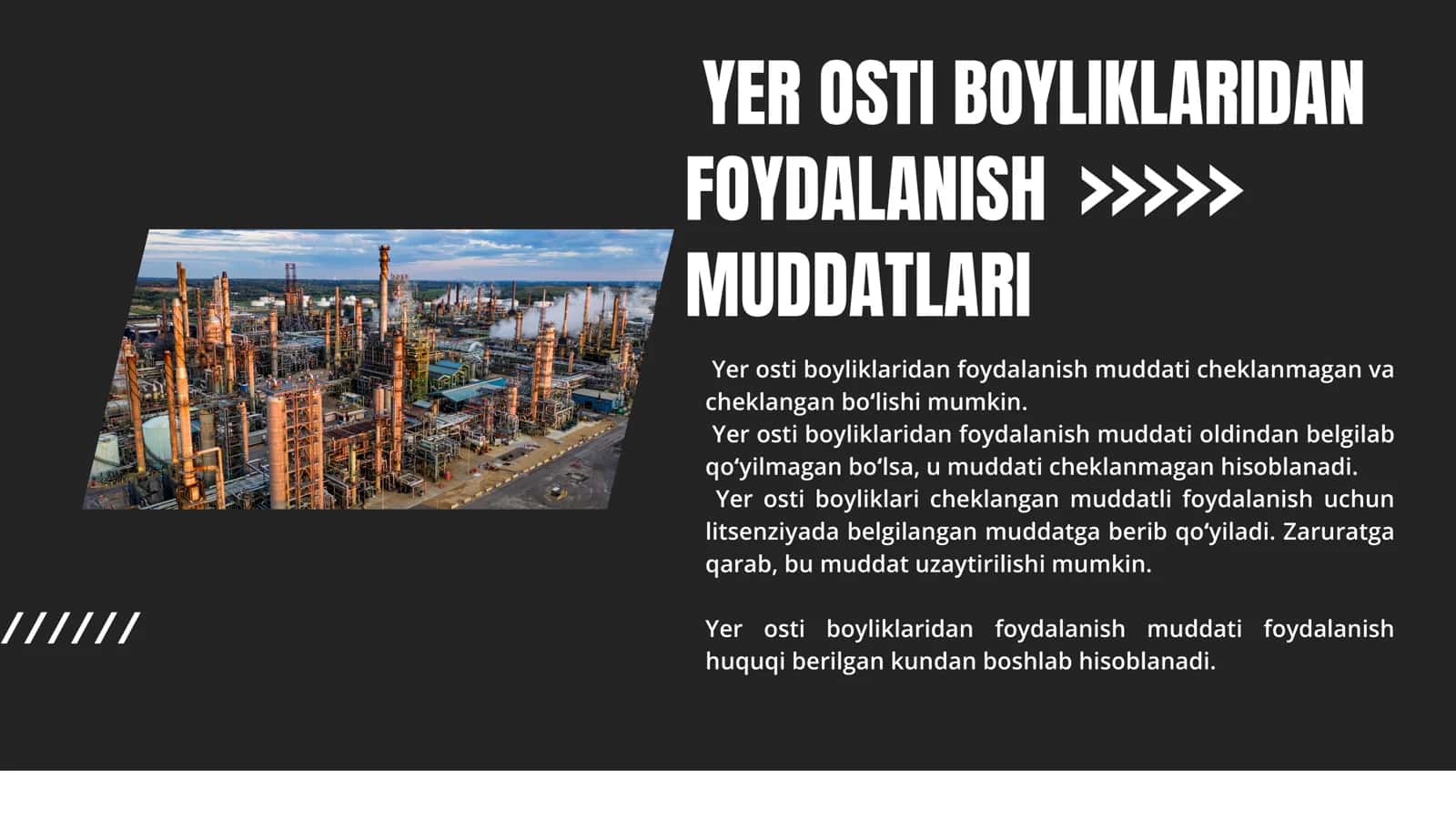 Yer osti boyliklarini muhofaza qilish 3