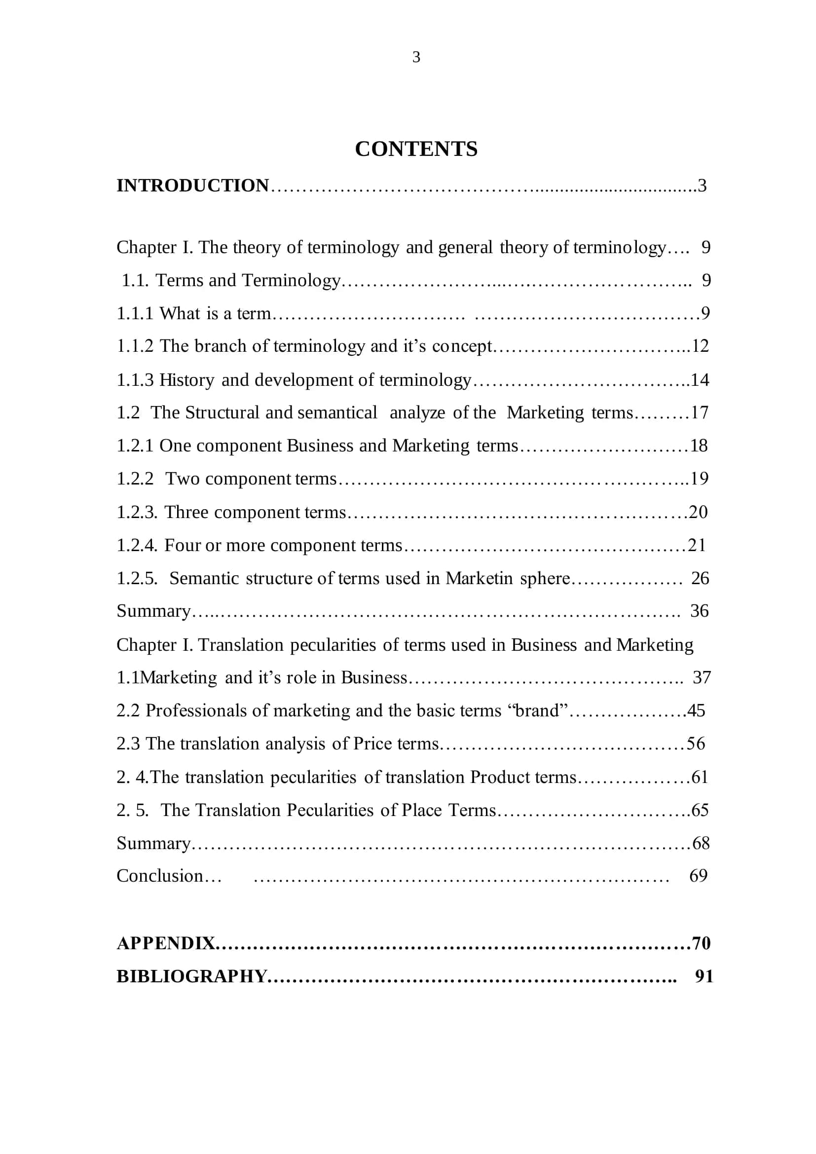 SPECIFICS OF TRANSLATION of ENGLISH TERMS IN THE SPHERE OF BUSINESS AND MARKETING 3