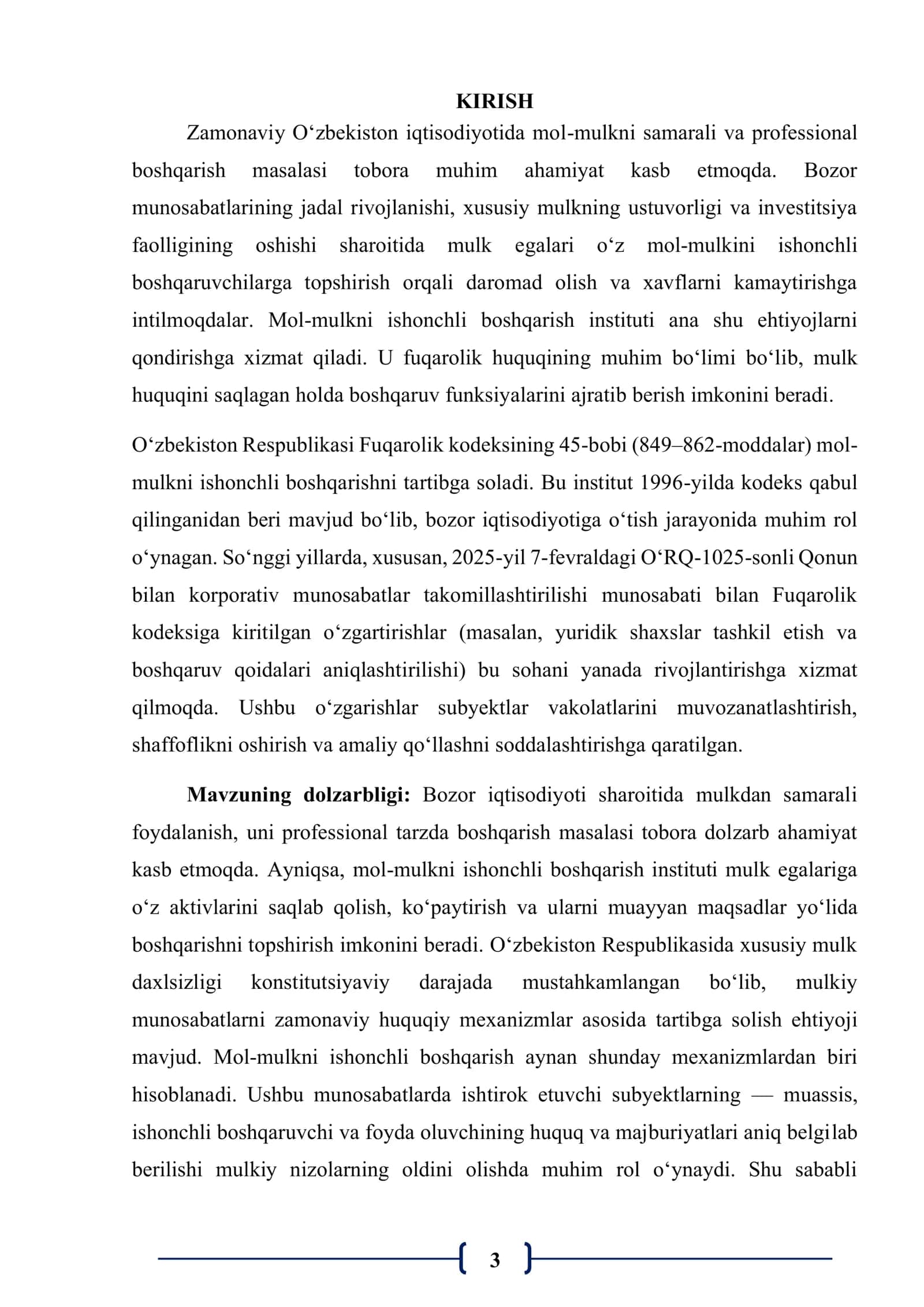 Mol mulkni ishonchli boshqarish subyektlarning vakolatlari 3