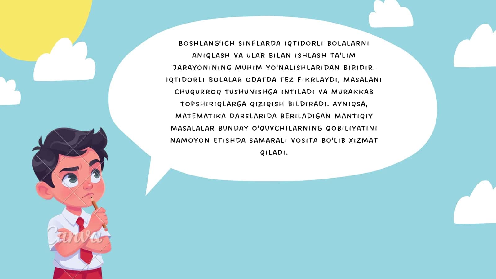 IQTIDORLI BOLALAR BILAN ISHLASH 3